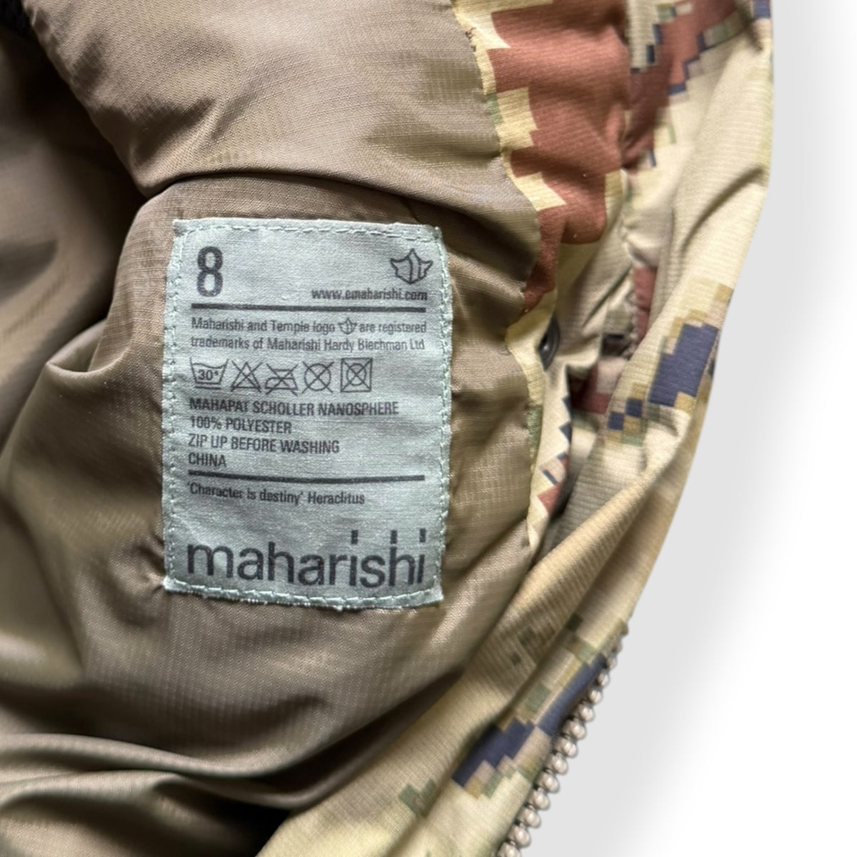 2000's Maharishi Digi Camo Asymmetric Zip Gilet (S)