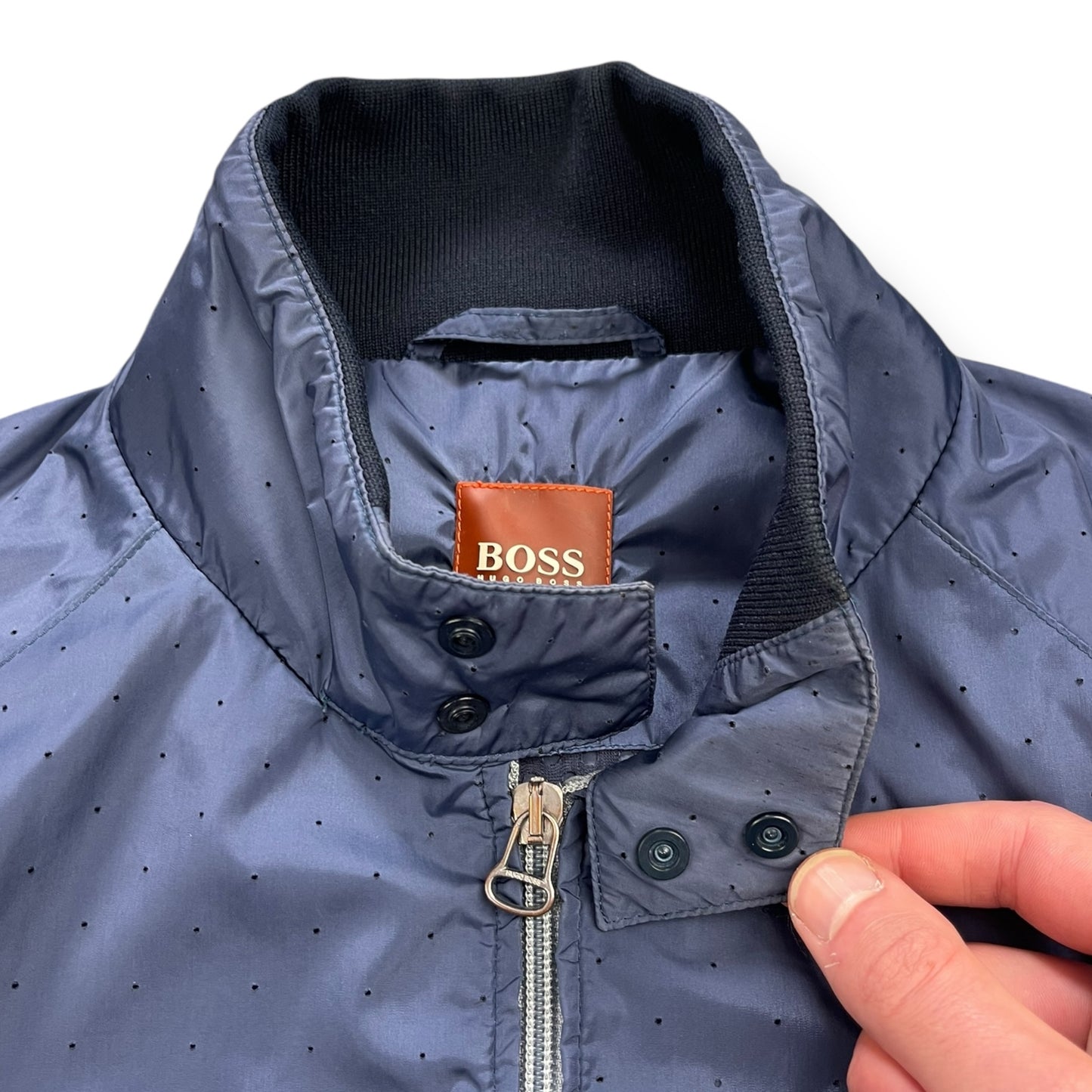 2000's Hugo Boss 'Orange' Perforated Nylon Jacket (L)