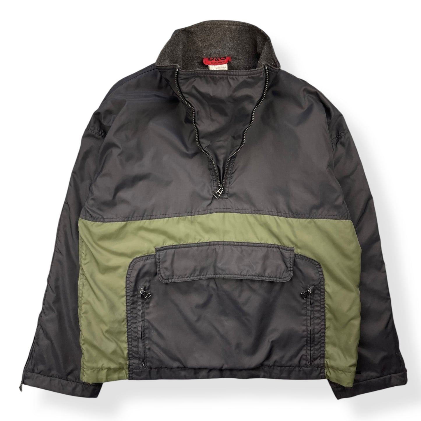 2000's Dolce & Gabbana Sport Nylon 1/4 Zip Jacket (M)