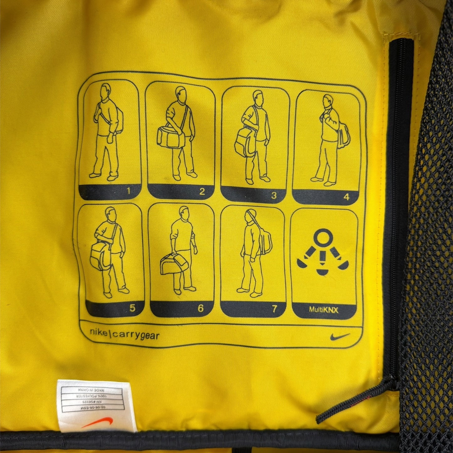2000's Nike Carrygear 7-way Convetible Sling Bag