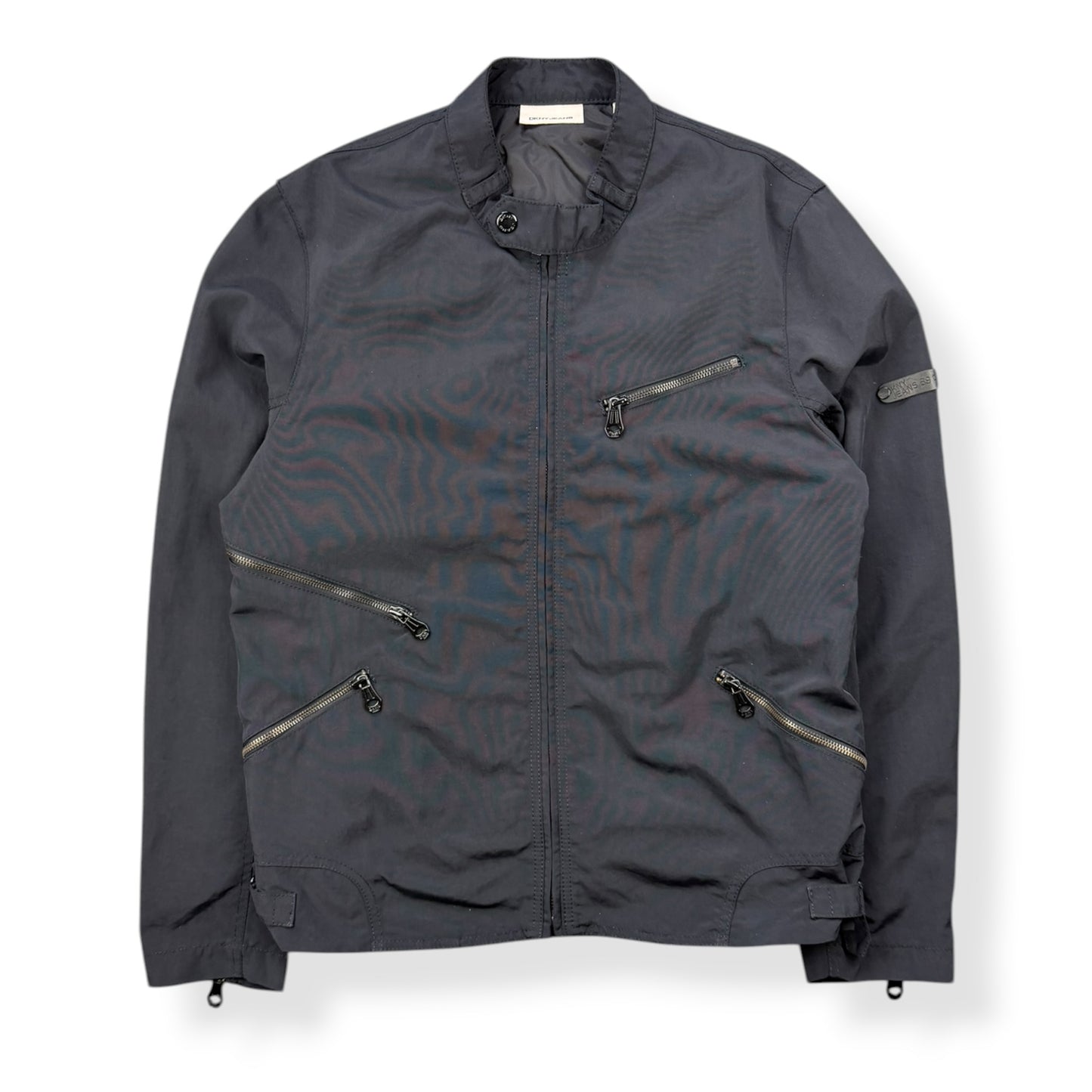 2000's DKNY Multizip Moto Jacket (L)