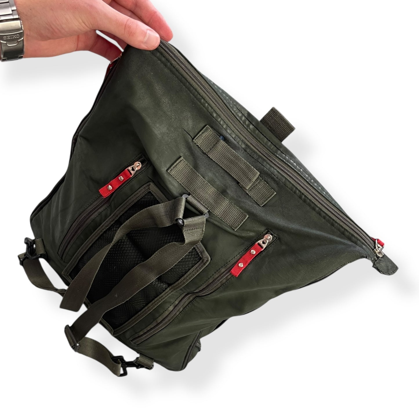 2000's Hugo Boss Expandable Cargo Backpack