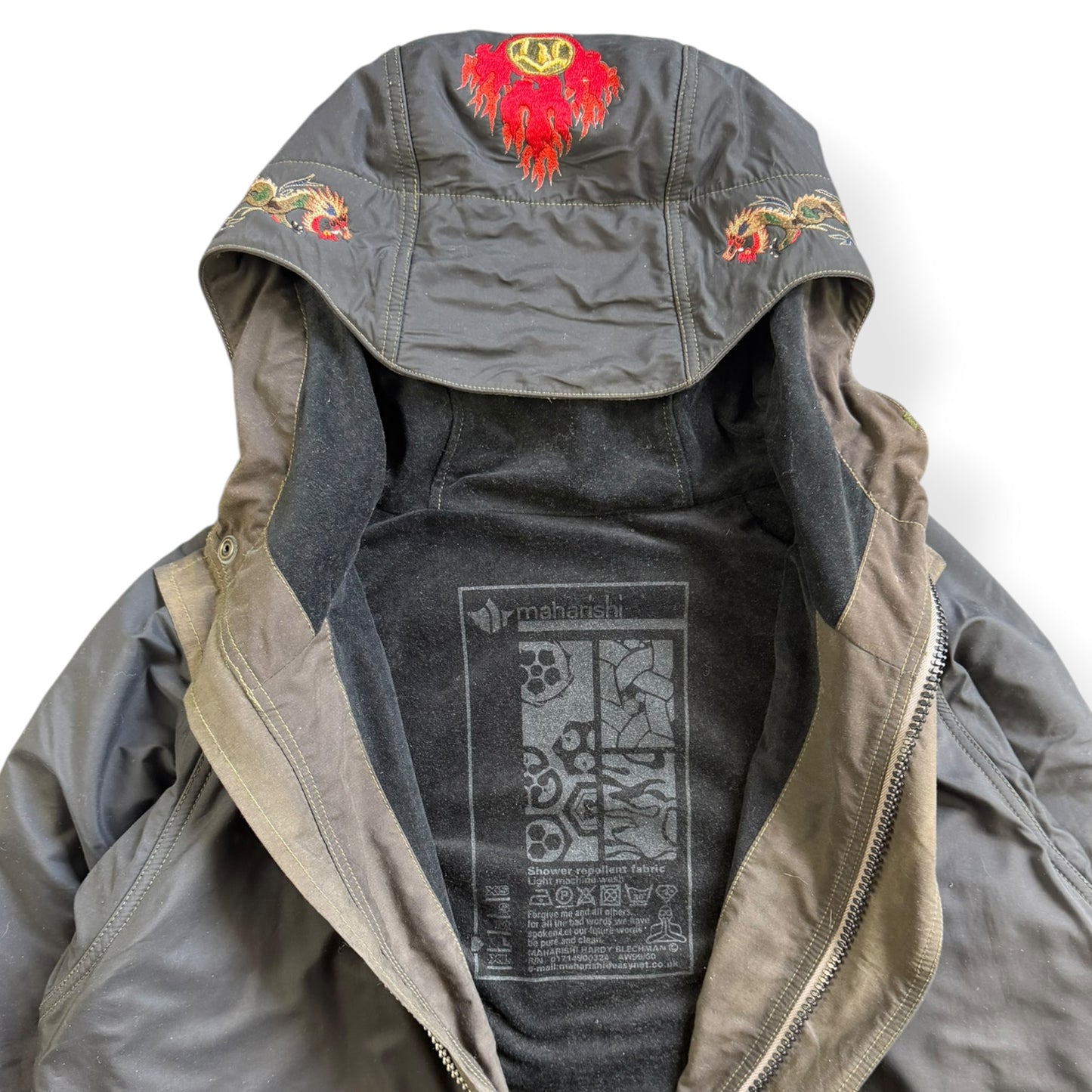 AW99/00 Maharishi Shower Repellent Waxed Jacket (L)