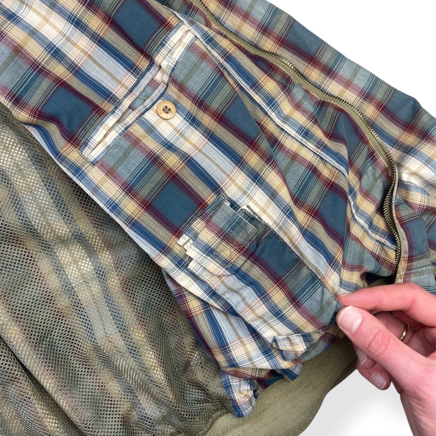 2000's Schott NYC Plaid Jacket (XL)