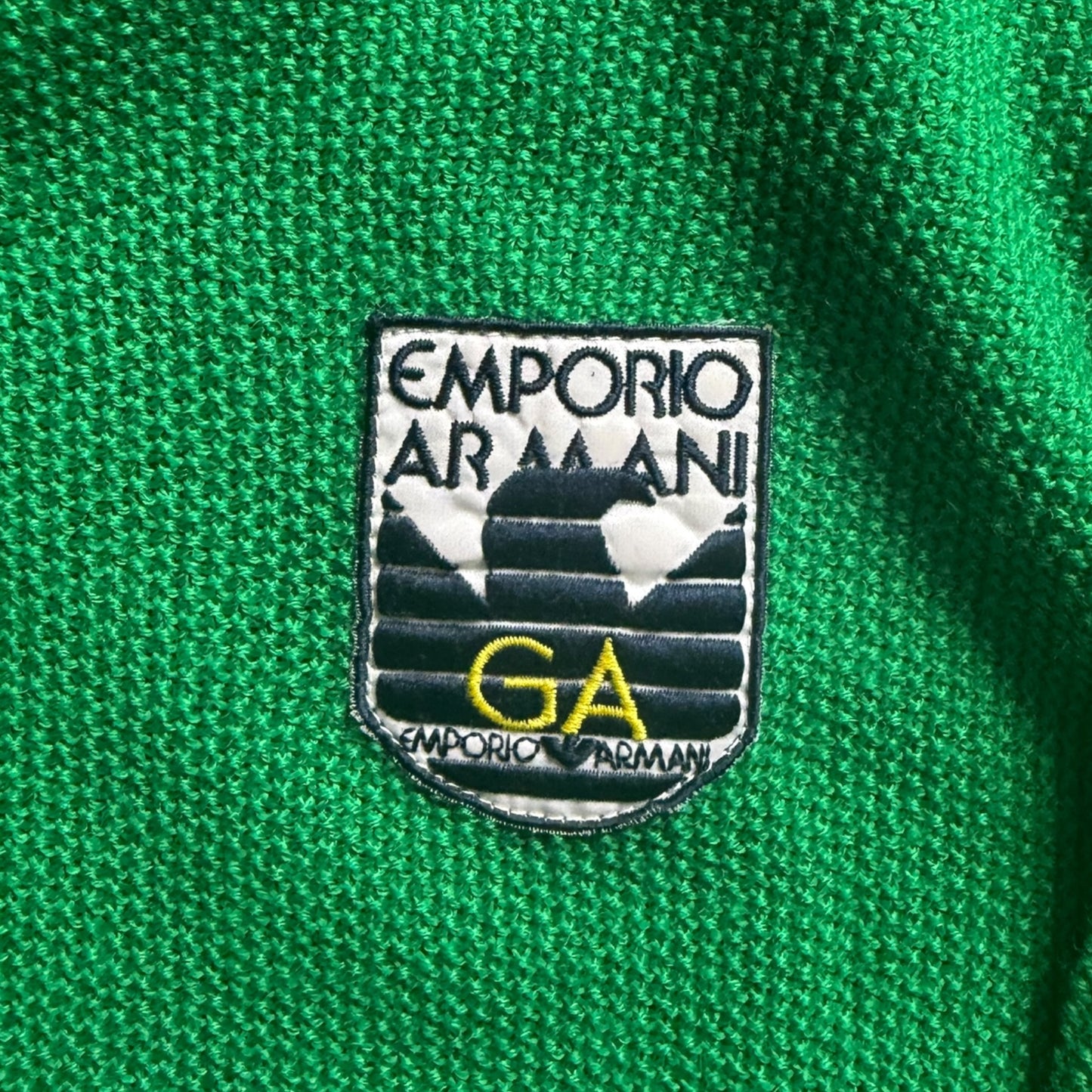 1980's Emporio Armani Knitted V-Neck Jumper (S)