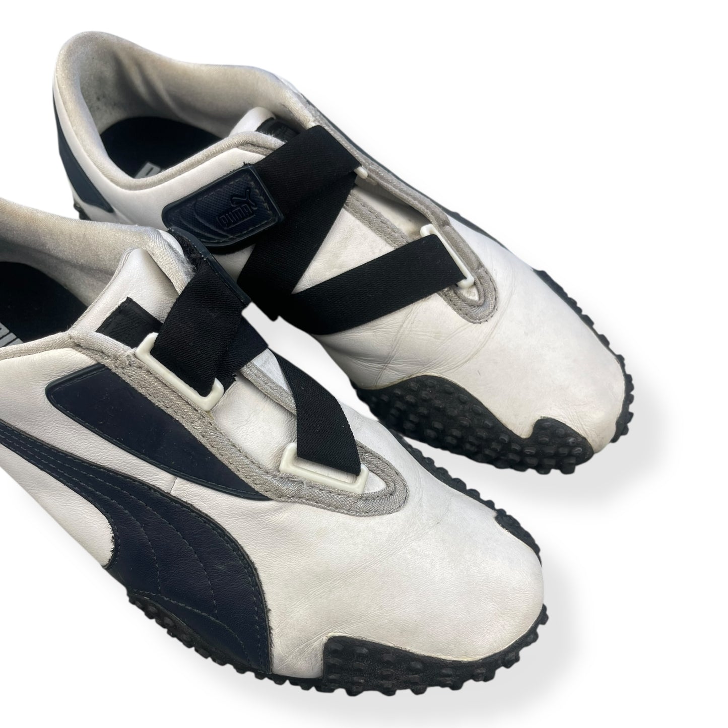 2000's Puma Mostro Leather White/Navy (UK8)