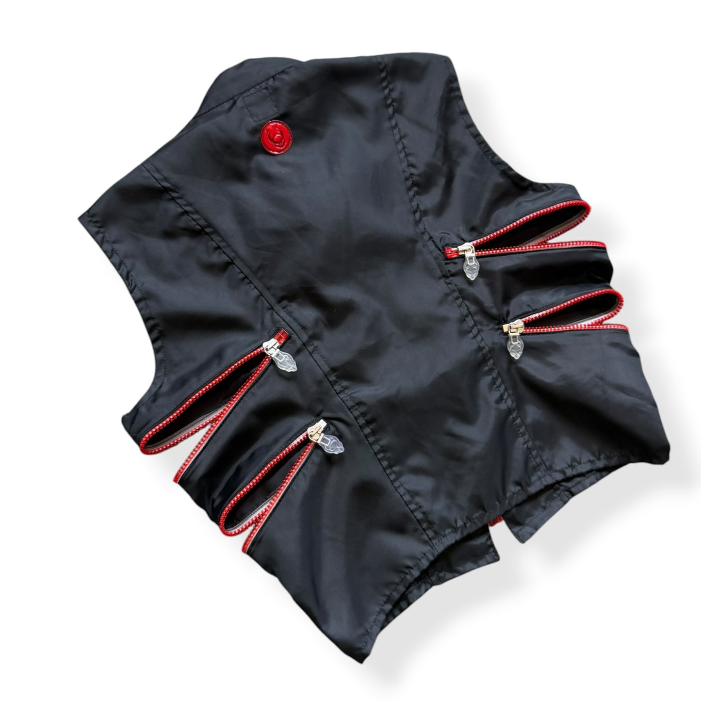 1990's Cyberdog Multizip Utility Vest (M)