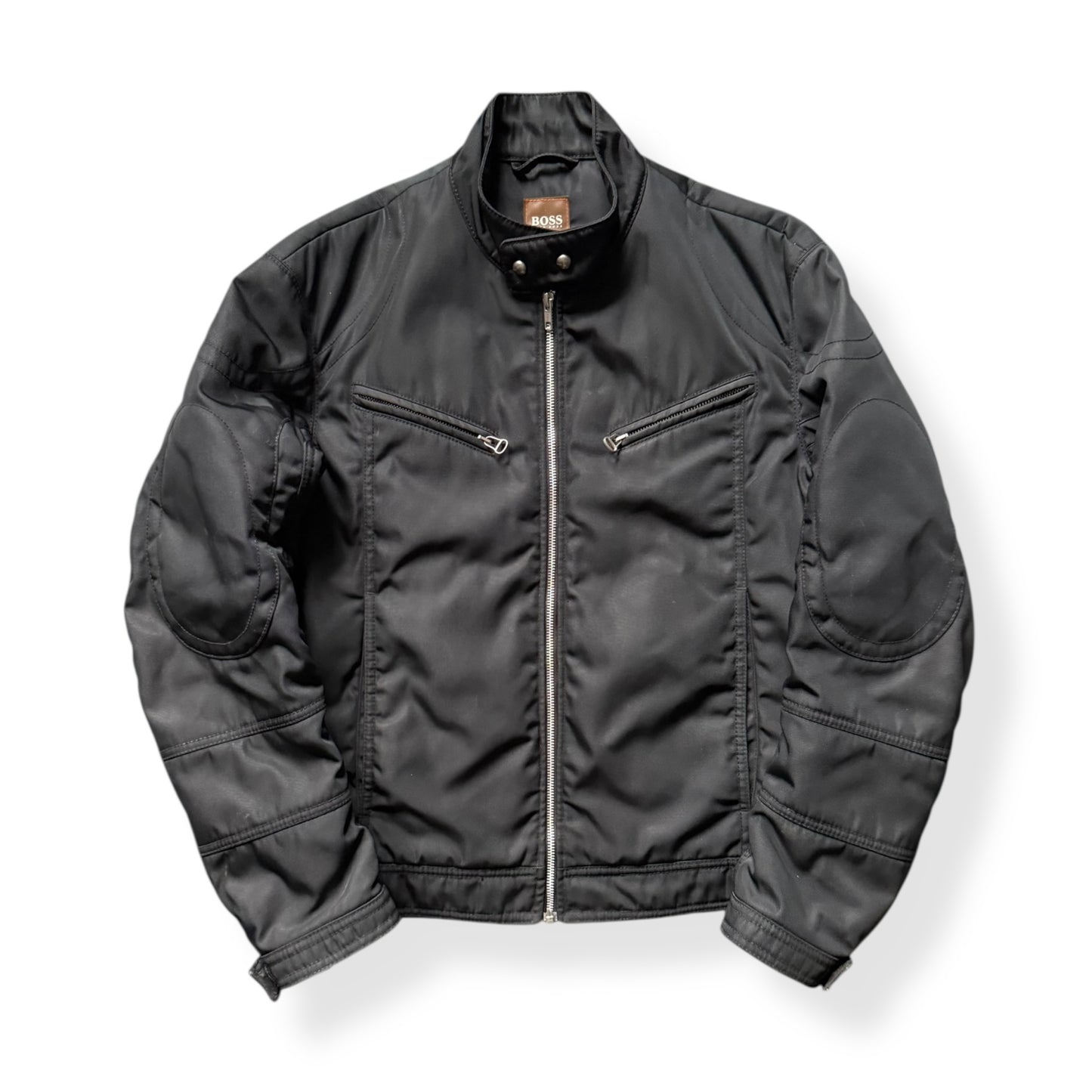 2000's Hugo Boss 'Orange' Elbow Stitch Biker (M)