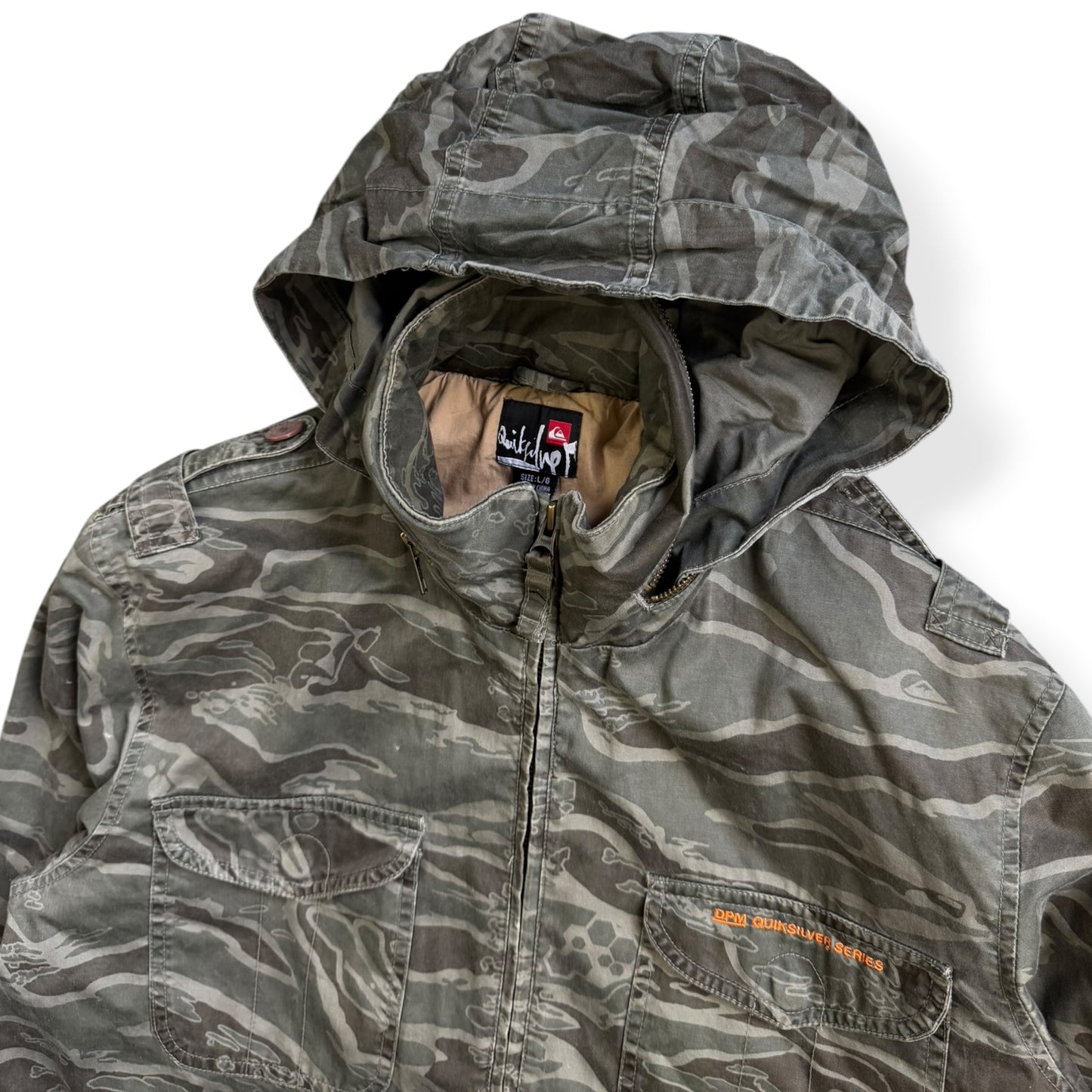2000's Quiksilver DPM Series Camouflage Jacket (L)