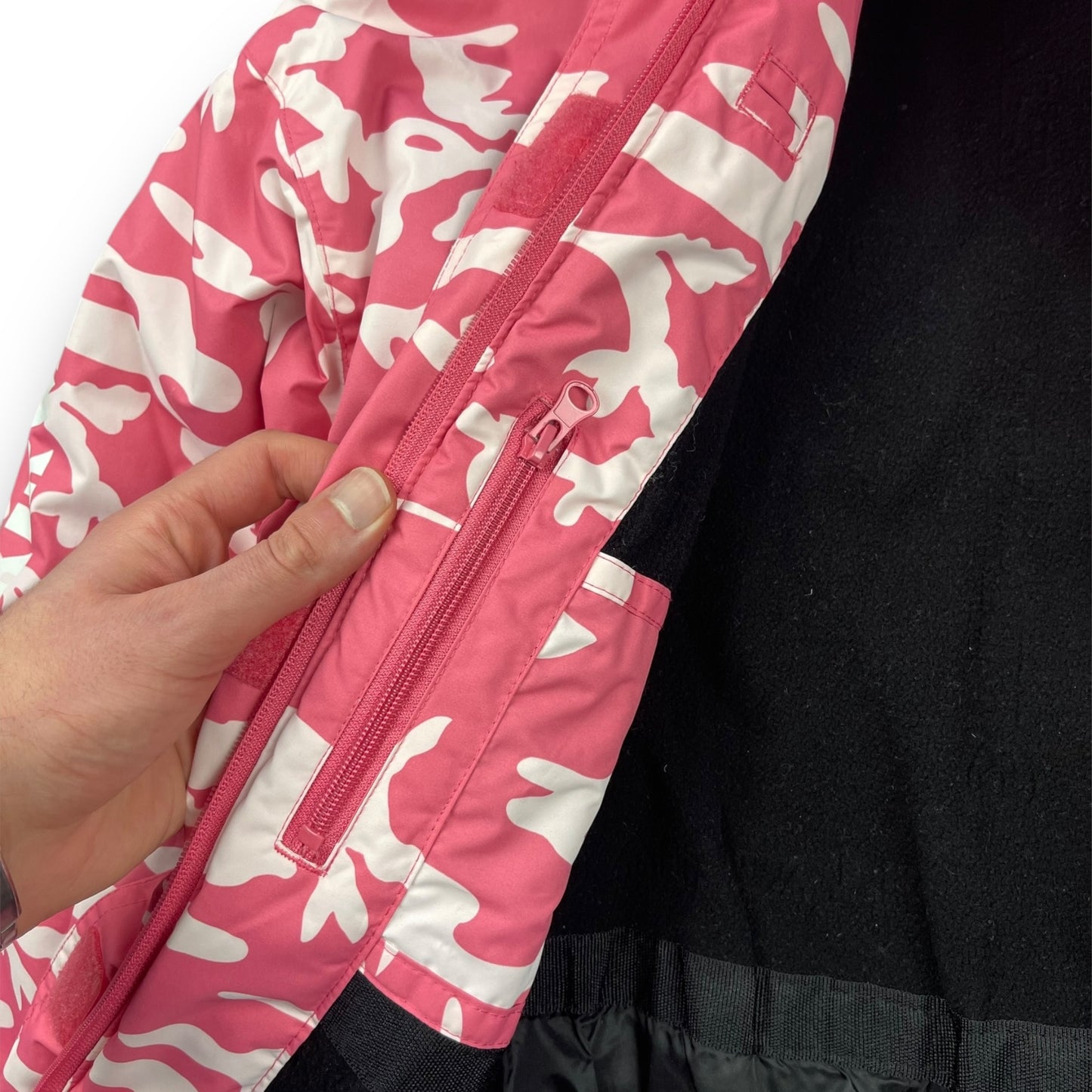 2000's Airwalk Pink Camo Goggle Jacket (S/M)