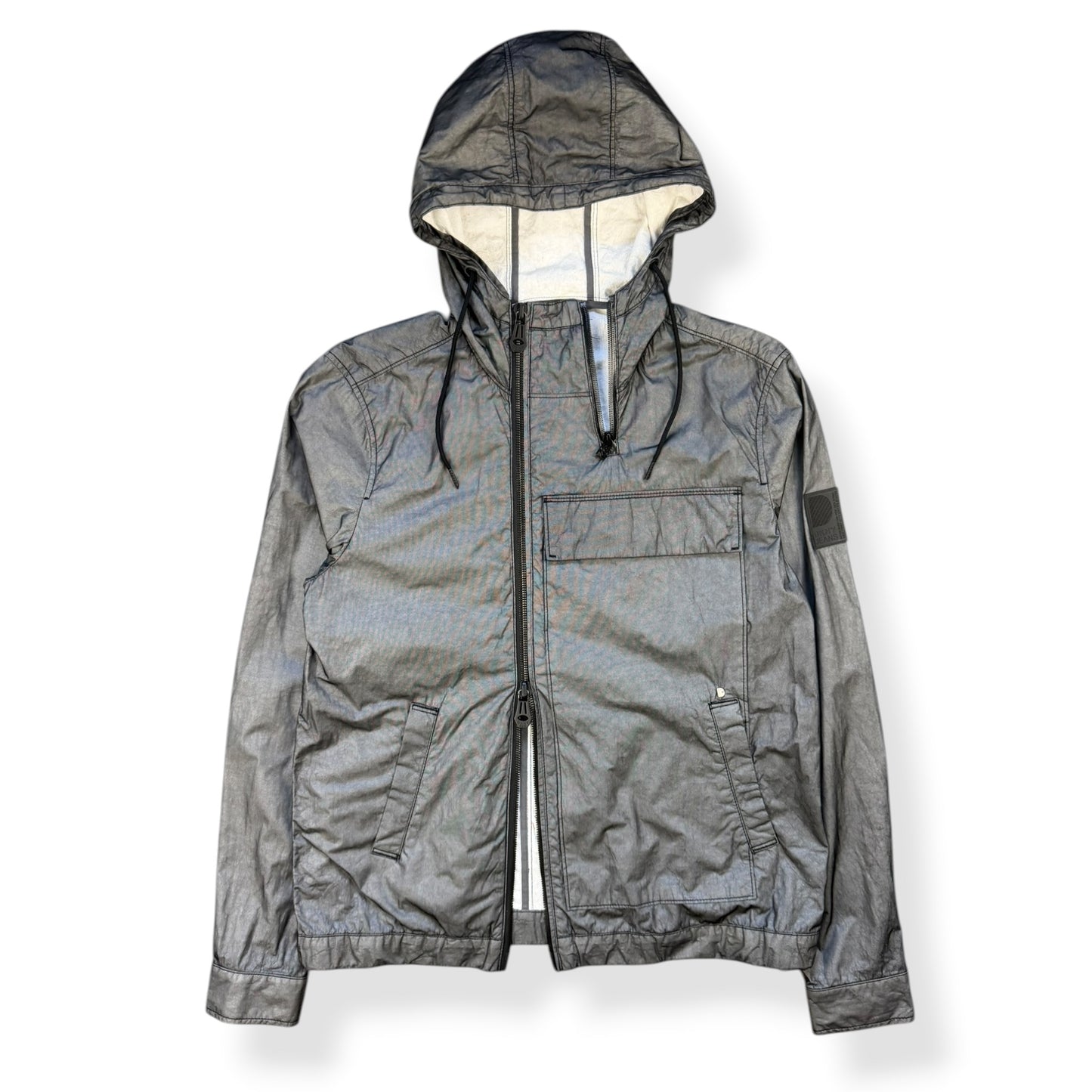 2000's DKNY Dual Zip Shimmer Jacket (L)