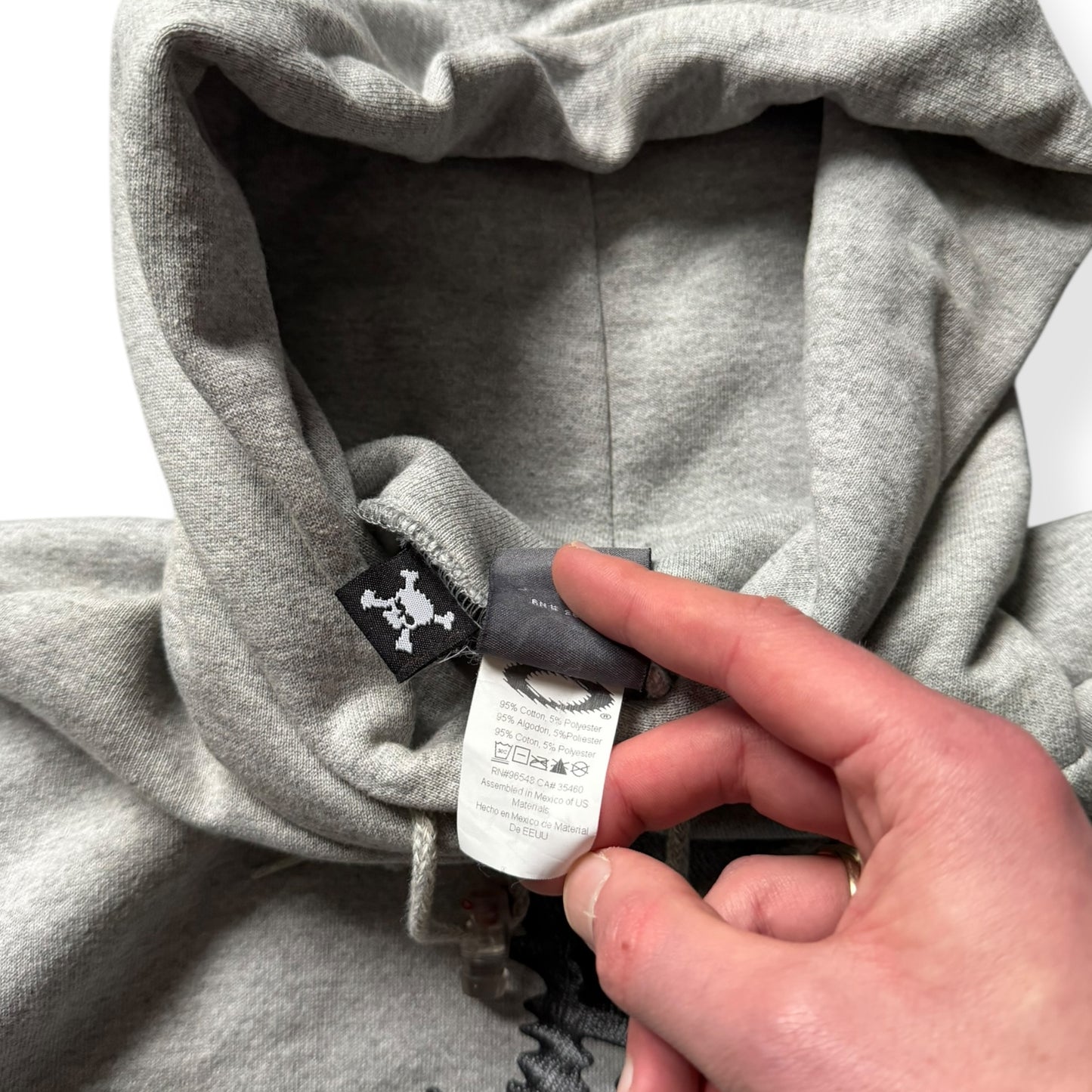 2000's Oakley Software Mesh Skull Hoodie (M)