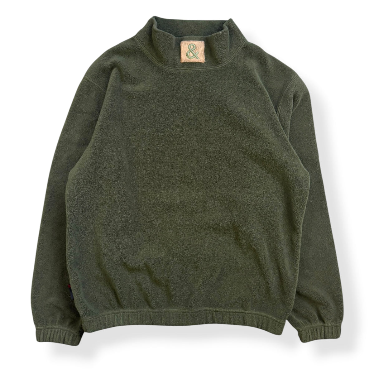 2000's Dolce & Gabbana Mock Neck Fleece Sweatshirt (L)