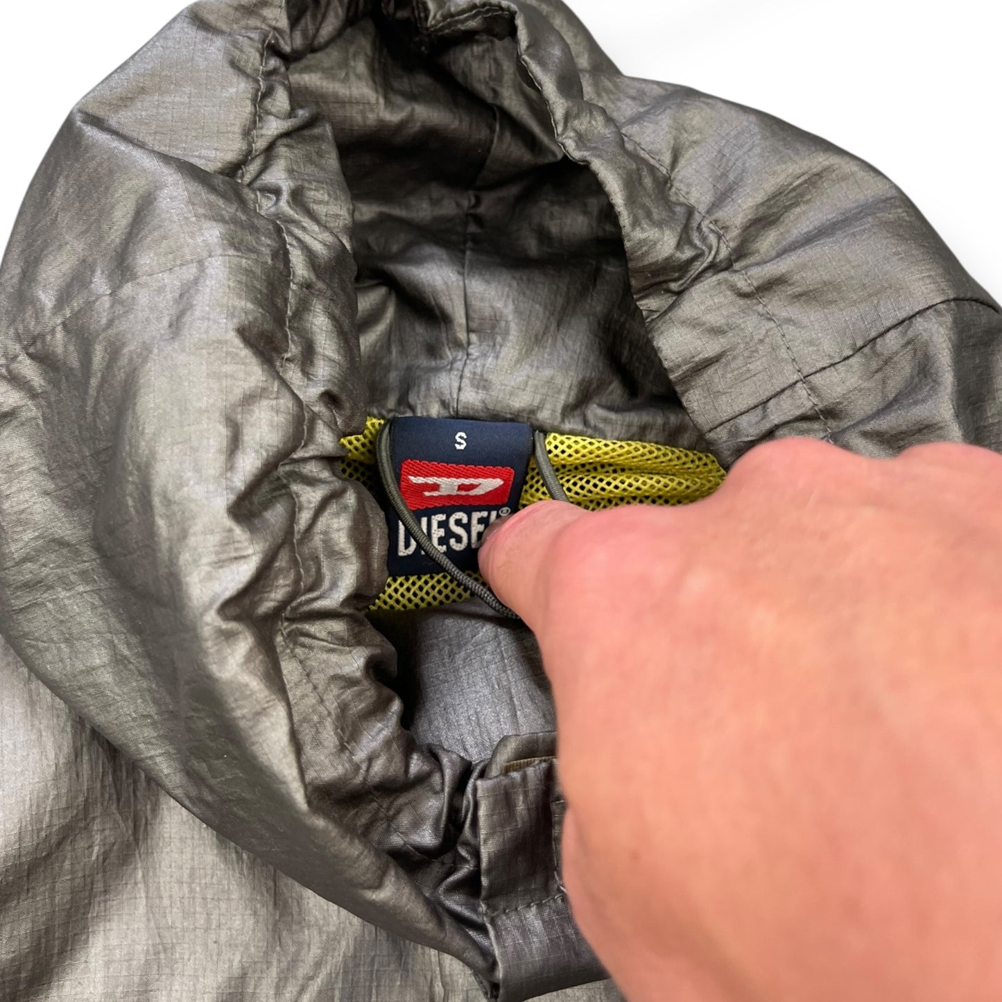 2000's Diesel Parachutech Metallic Nylon Jacket (S)