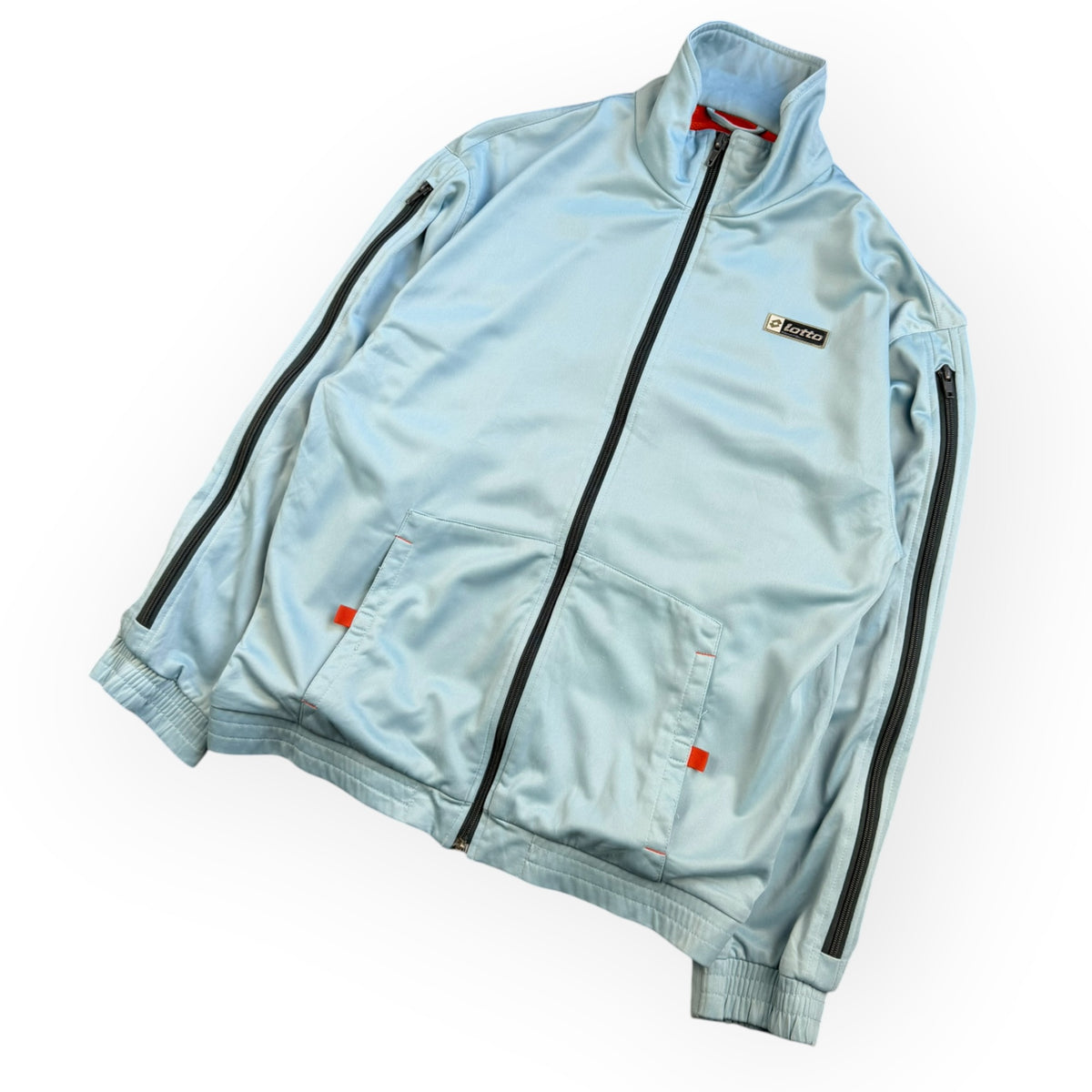 1990's Lotto Expandable Sleeve Track Jacket (S)