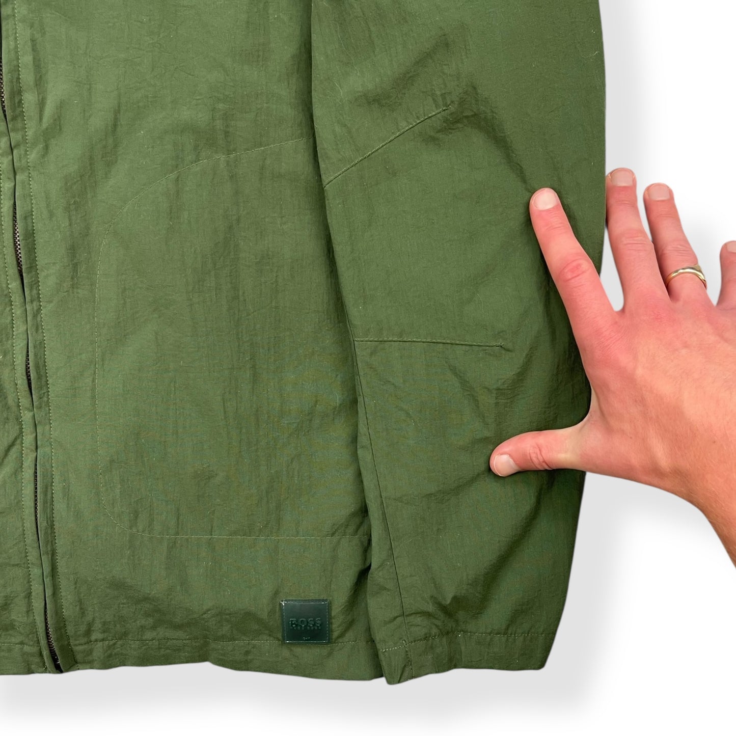 1990's Hugo Boss Golf Nylon Jacket (L)