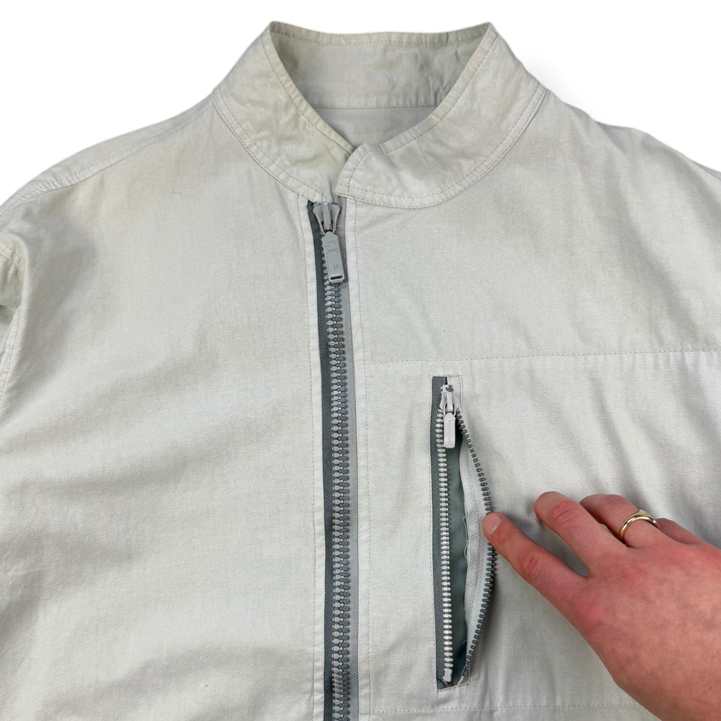 2000's Maharishi Asymmetric Curved Hem Jacket (XL)
