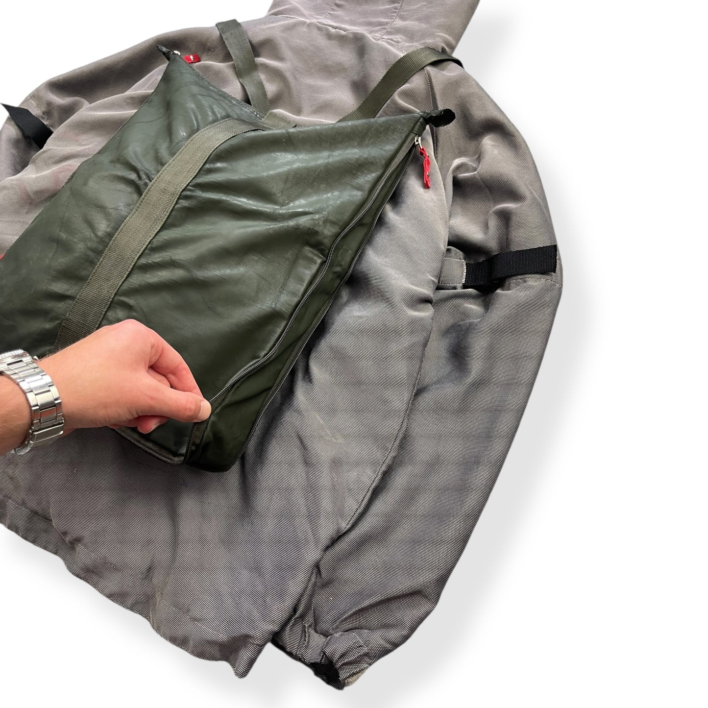 2000's Hugo Boss Expandable Cargo Backpack