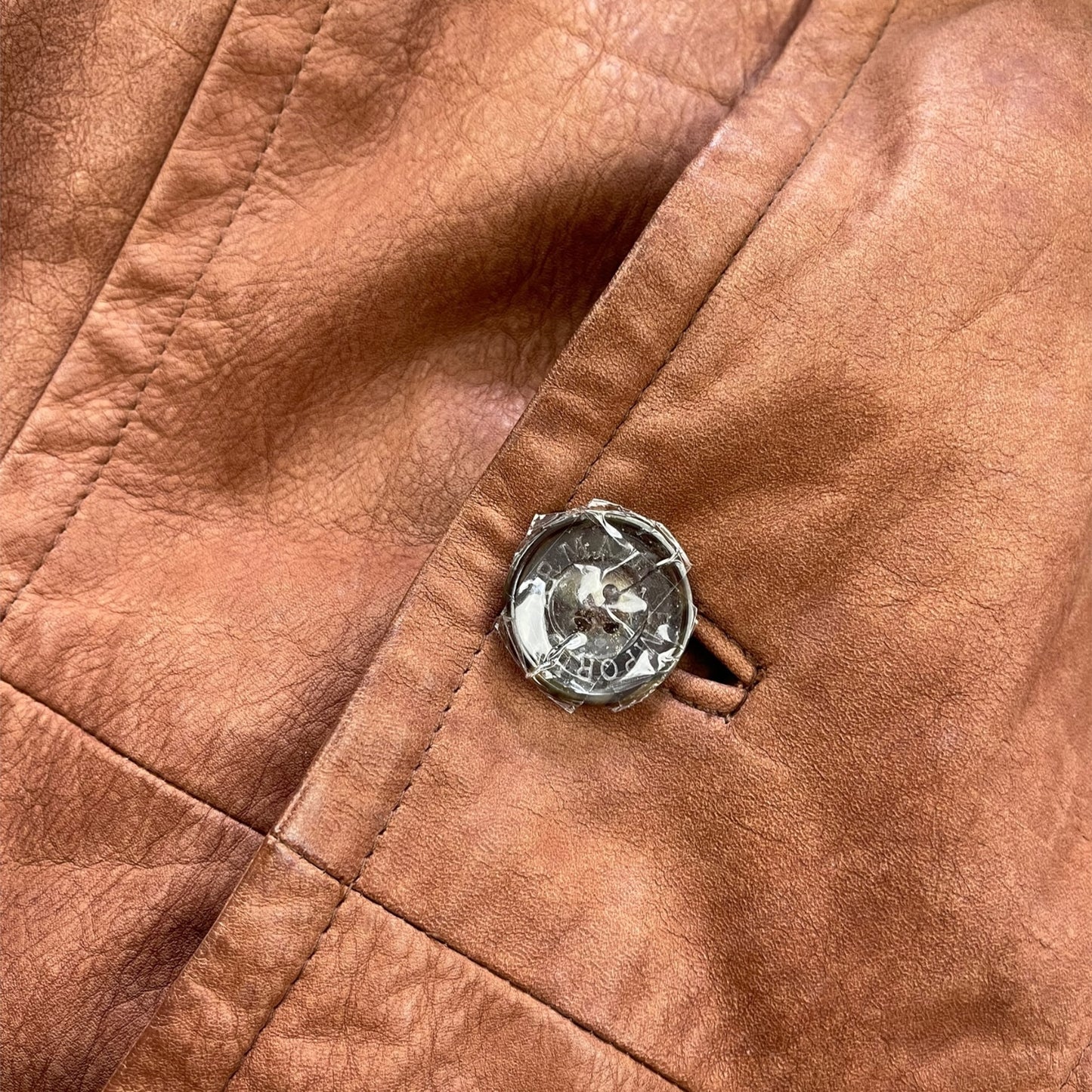 1980's Emporio Armani Leather Flight Jacket (L/XL)