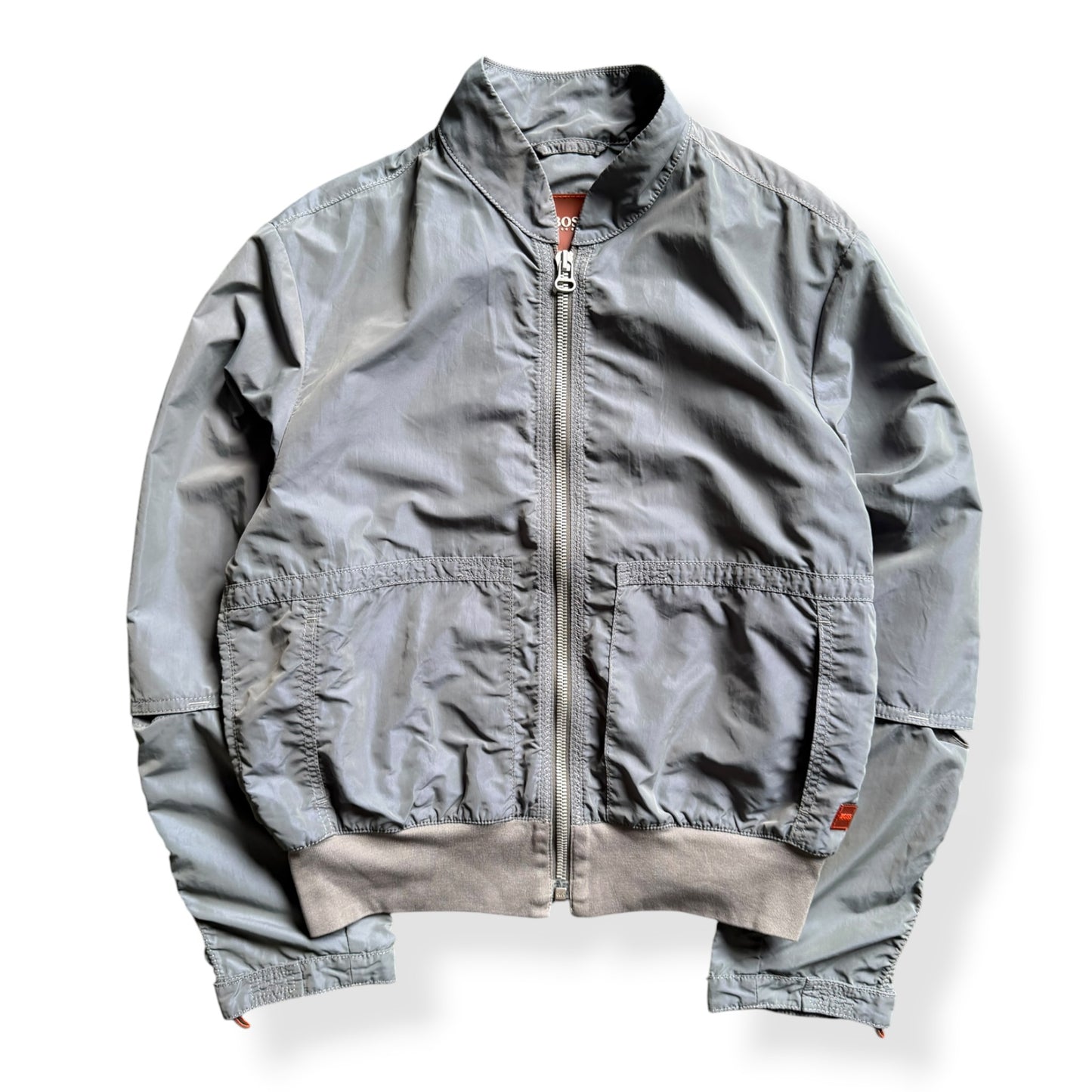 2000's Hugo Boss 'Orange' Iridescent Nylon Bomber (M)
