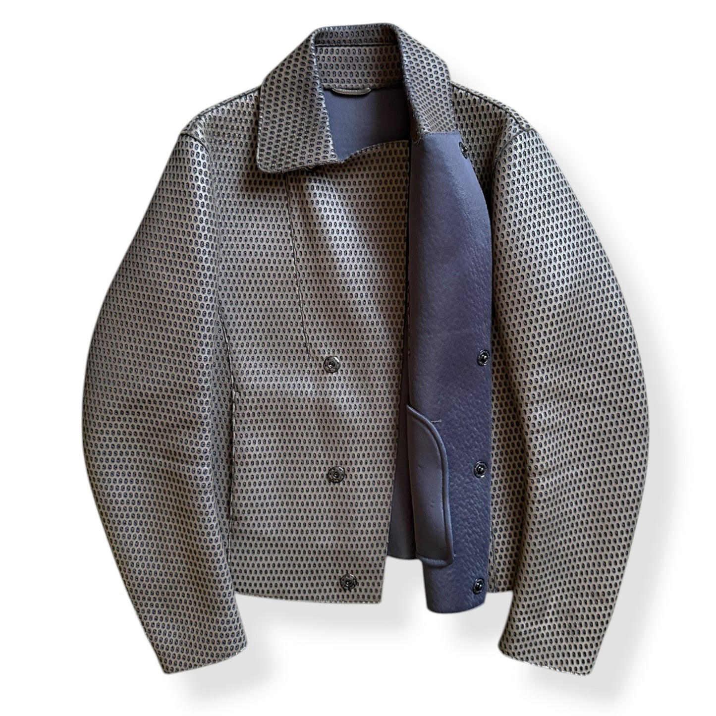 FW2013 Emporio Armani Perforated Leather Jacket (M)