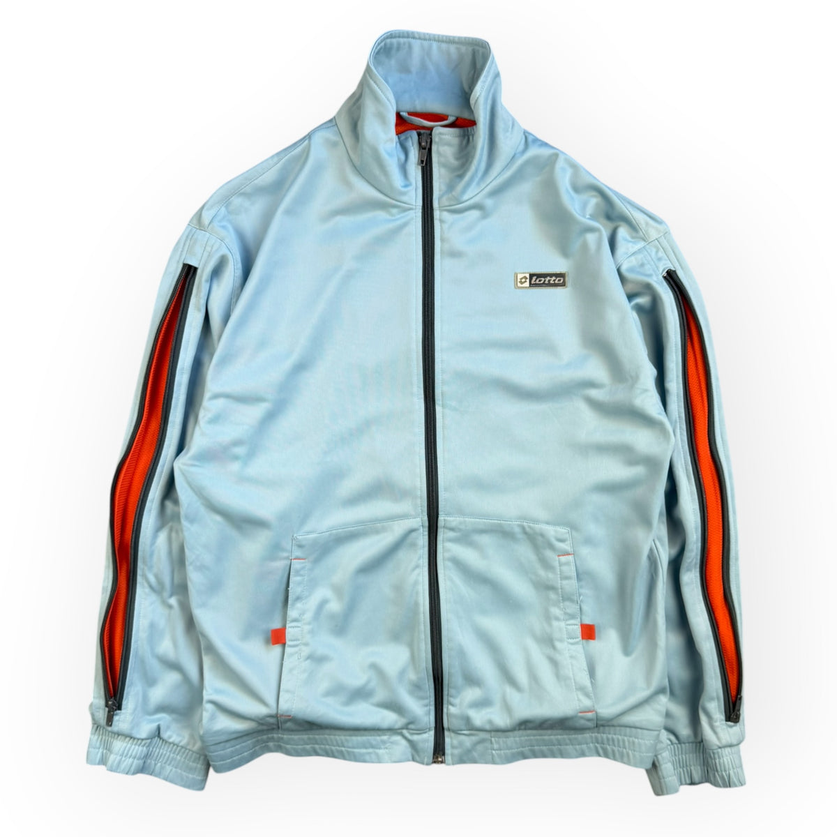 1990's Lotto Expandable Sleeve Track Jacket (S)