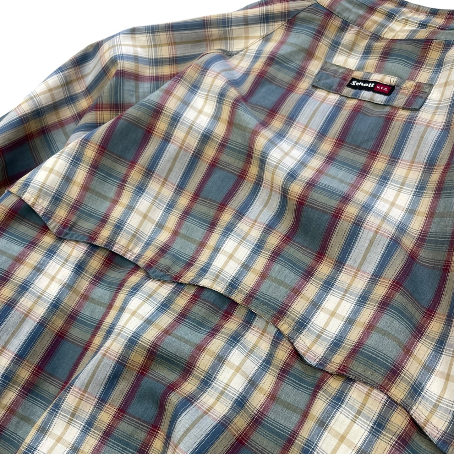 2000's Schott NYC Plaid Jacket (XL)