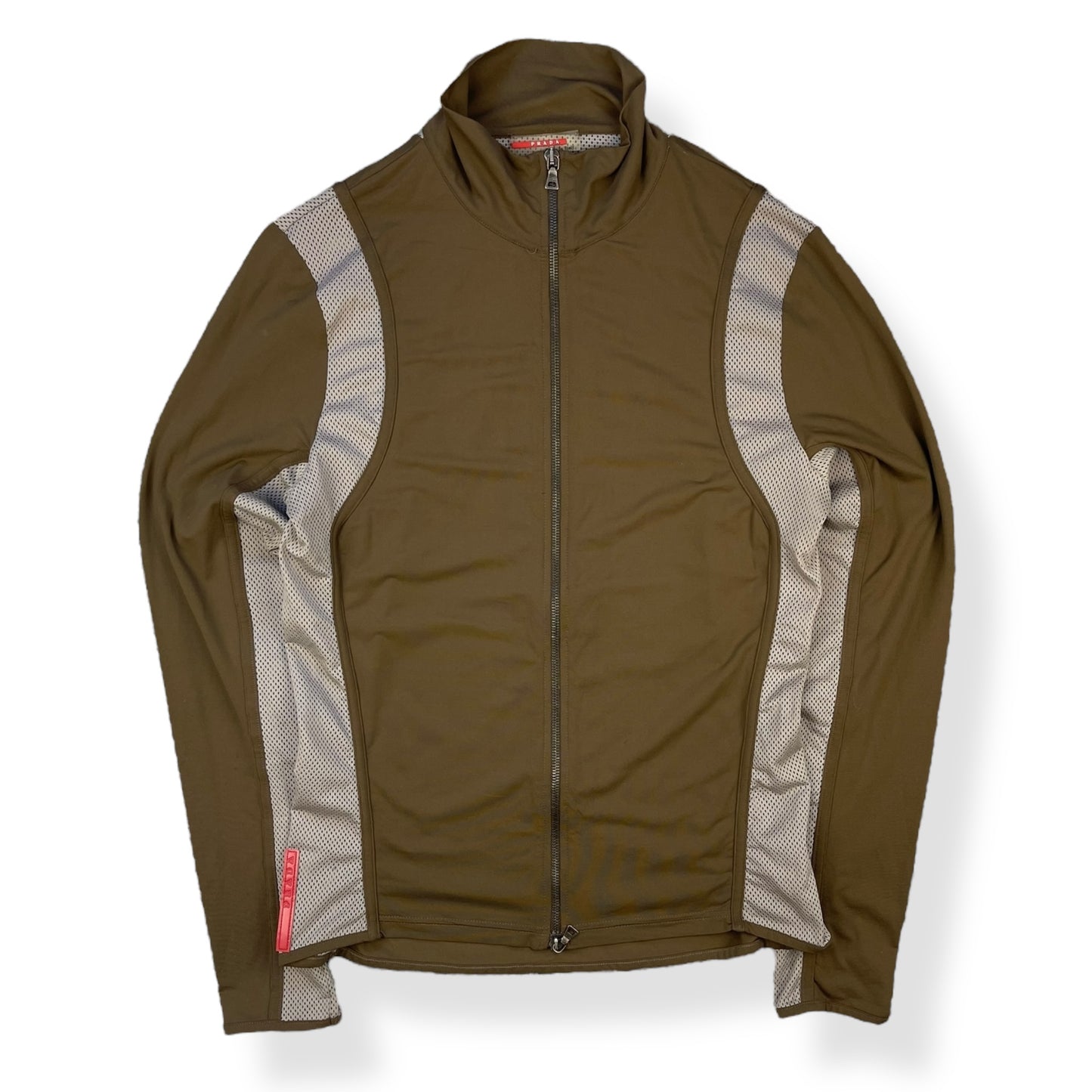 2000's Prada Sport Mesh Panelled Track Jacket (L)