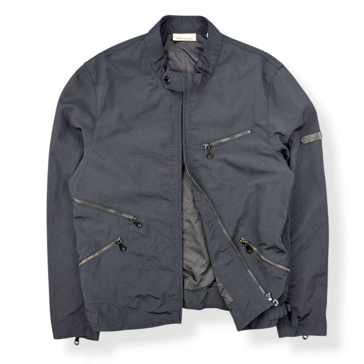 2000's DKNY Multizip Moto Jacket (L)