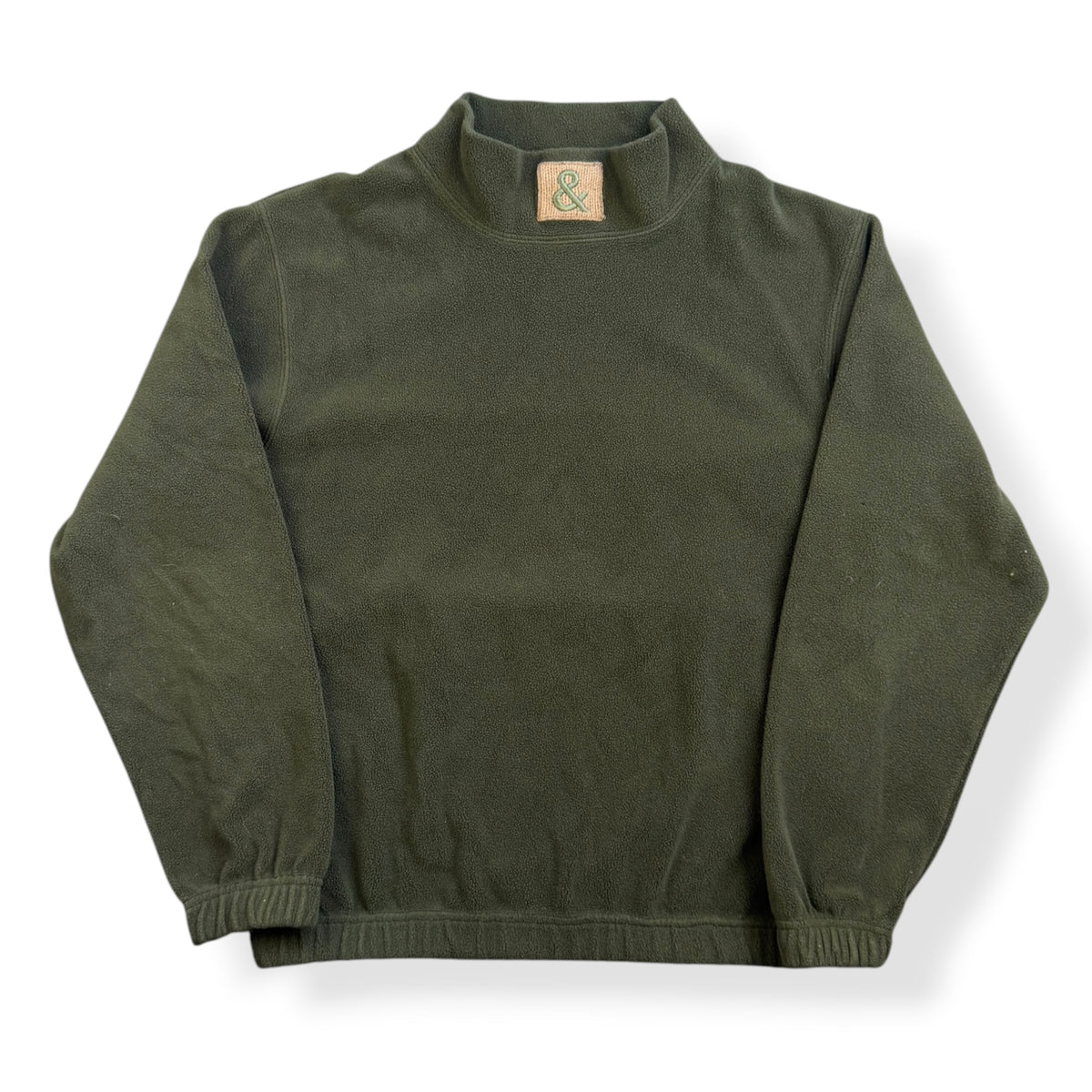 2000's Dolce & Gabbana Mock Neck Fleece Sweatshirt (L)