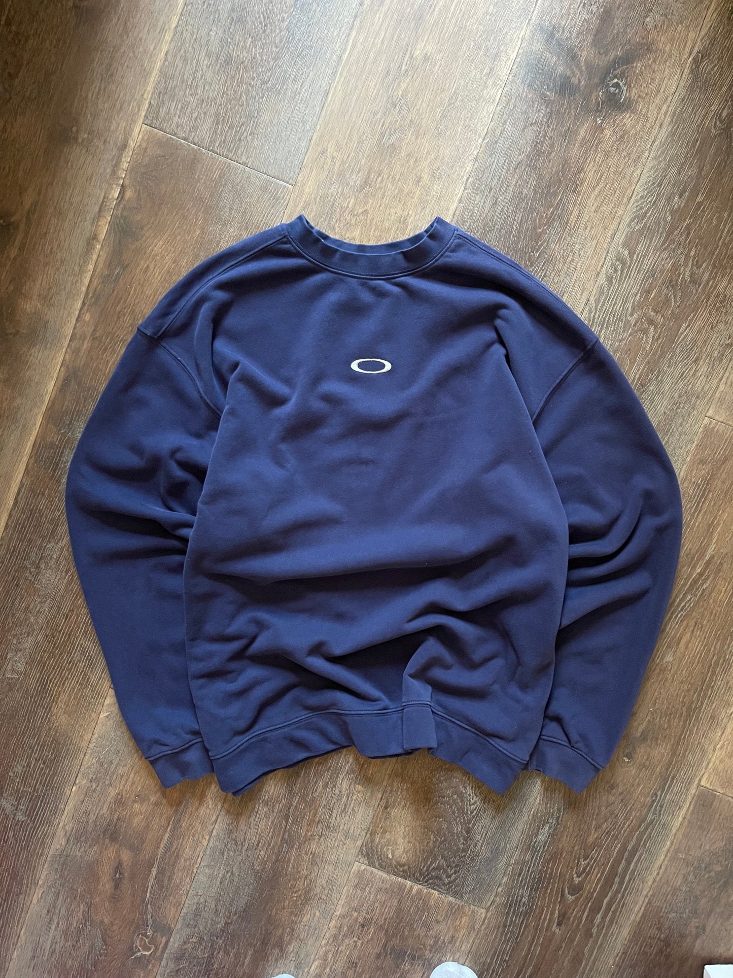 2000's Oakley Sweatshirt Navy (XL)