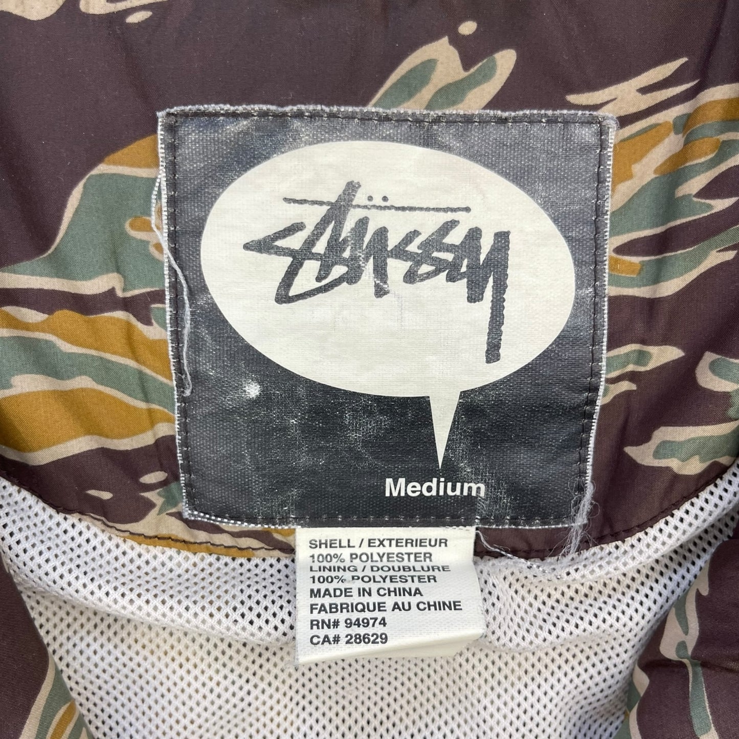 2000's Stussy Tiger Camo Jacket (M)
