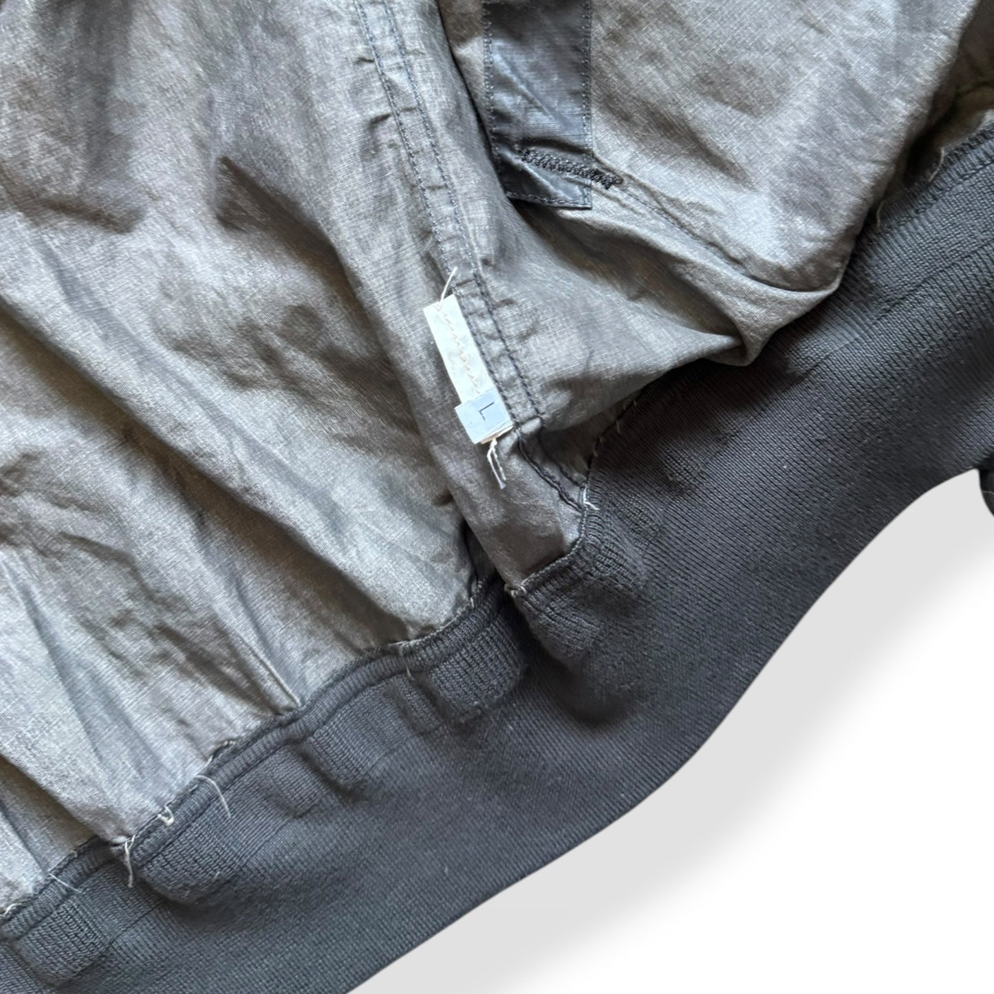 SS2008 Stone Island Denims Waxed Bomber Jacket (M)