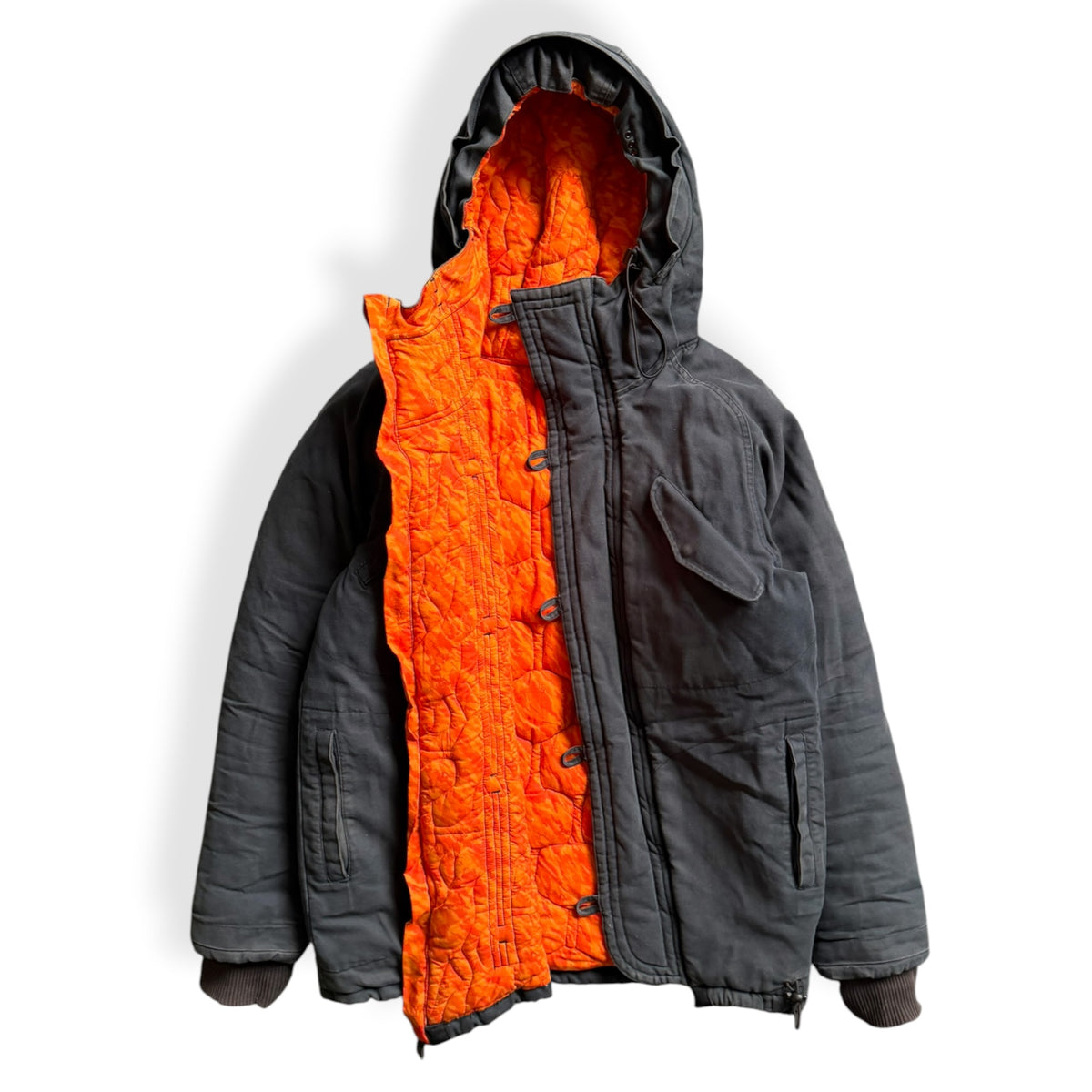 2000's Maharishi Asymmetric Zip Padded Parka (L)