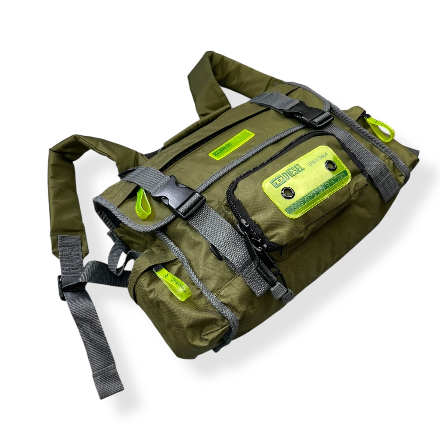 2000's Diesel Cargo Backpack Integrated Hood