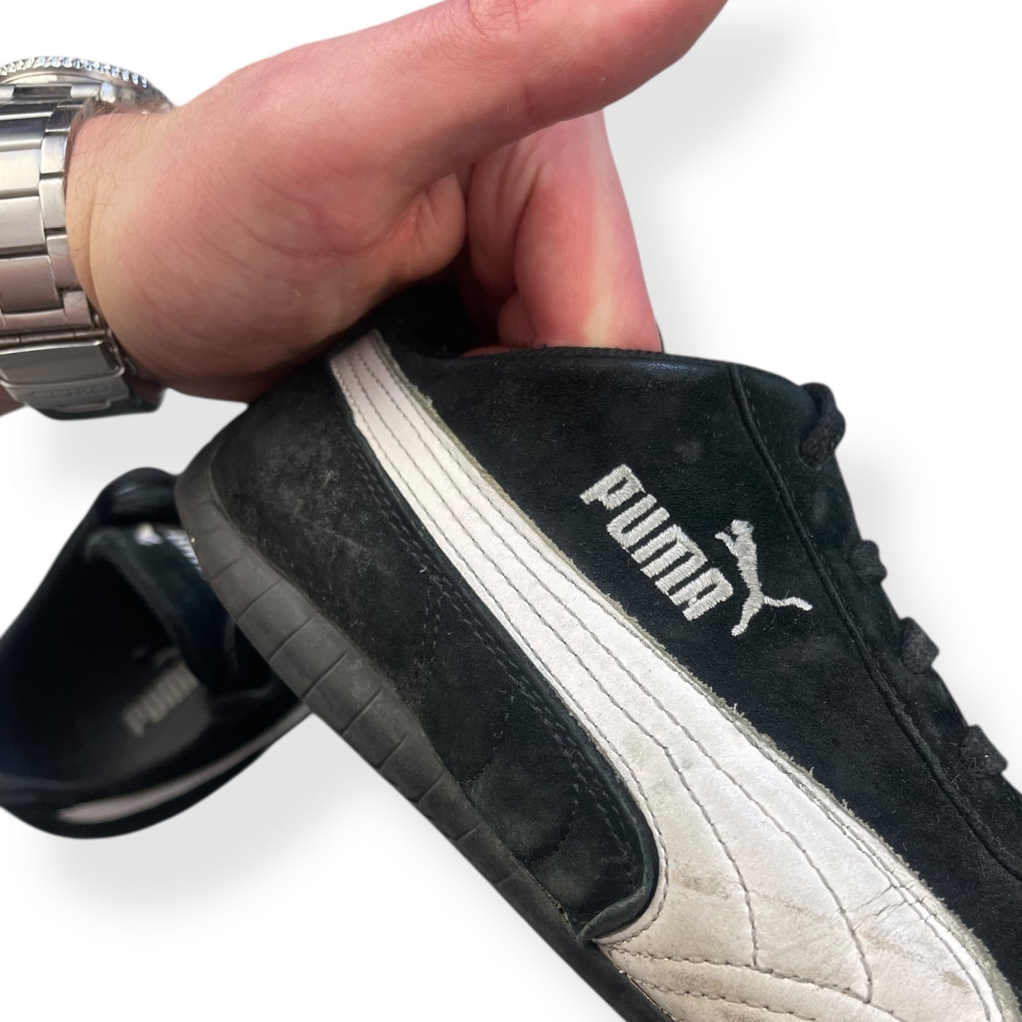 Puma Speedcat Suede Black/White (UK7)