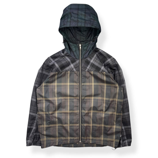 2000's Stussy Tri-Colour Plaid Jacket (L)