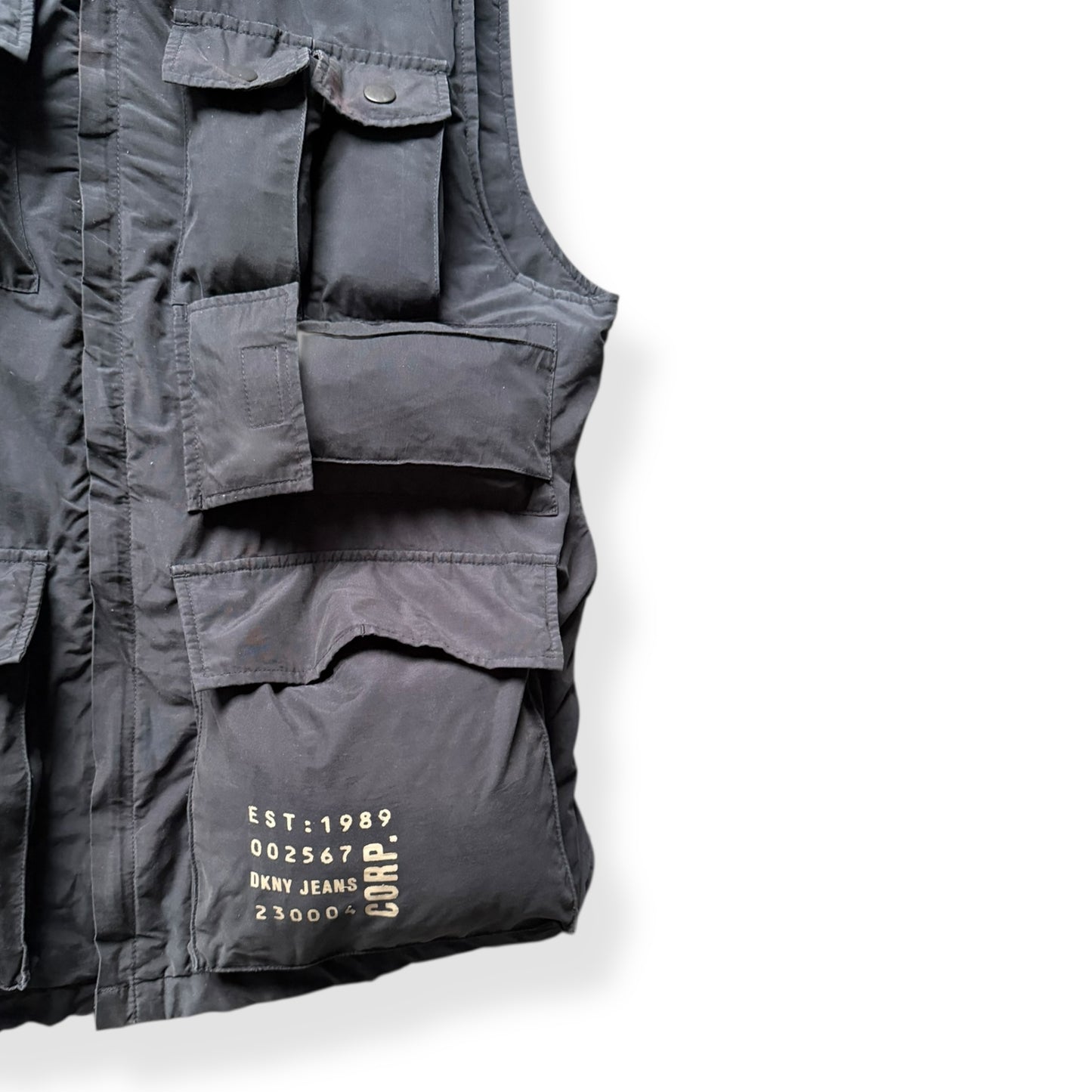 2000's DKNY Multipocket Cargo Gilet (M)