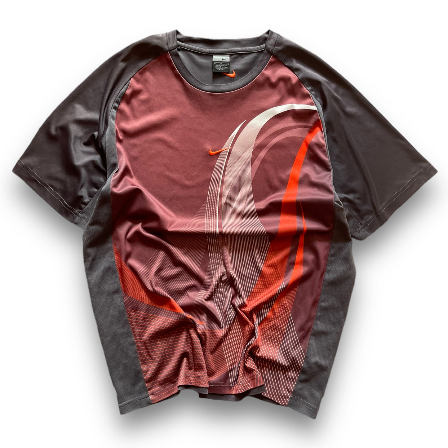 Nike Graphic T-Shirt Brown/Orange (L)