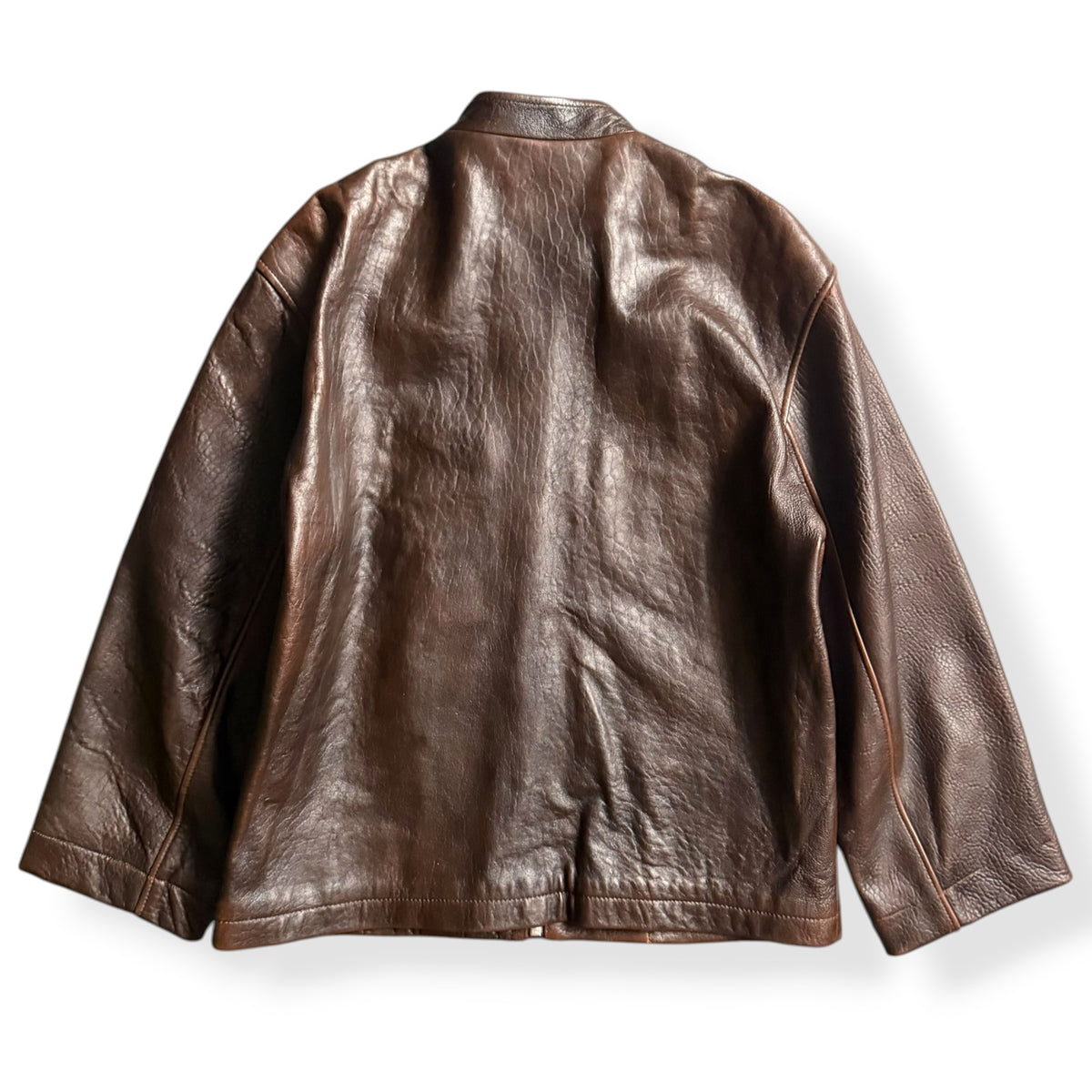 2000's DKNY Jeans Leather Jacket (L)