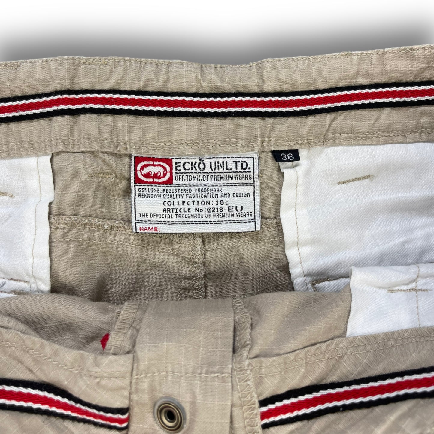 2000's Ecko Multipocket Ripstop Cargo Trousers (36)