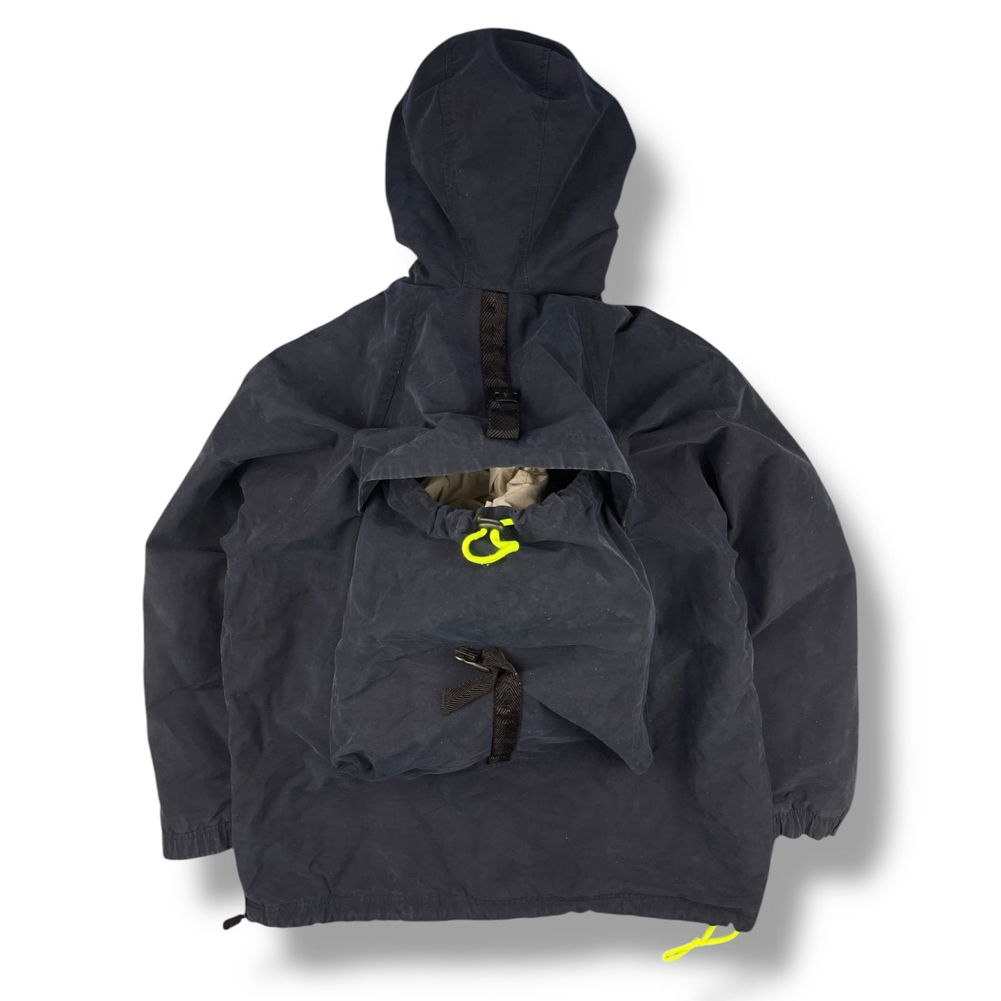 2000's DKNY Integrated Backpack Jacket (M)