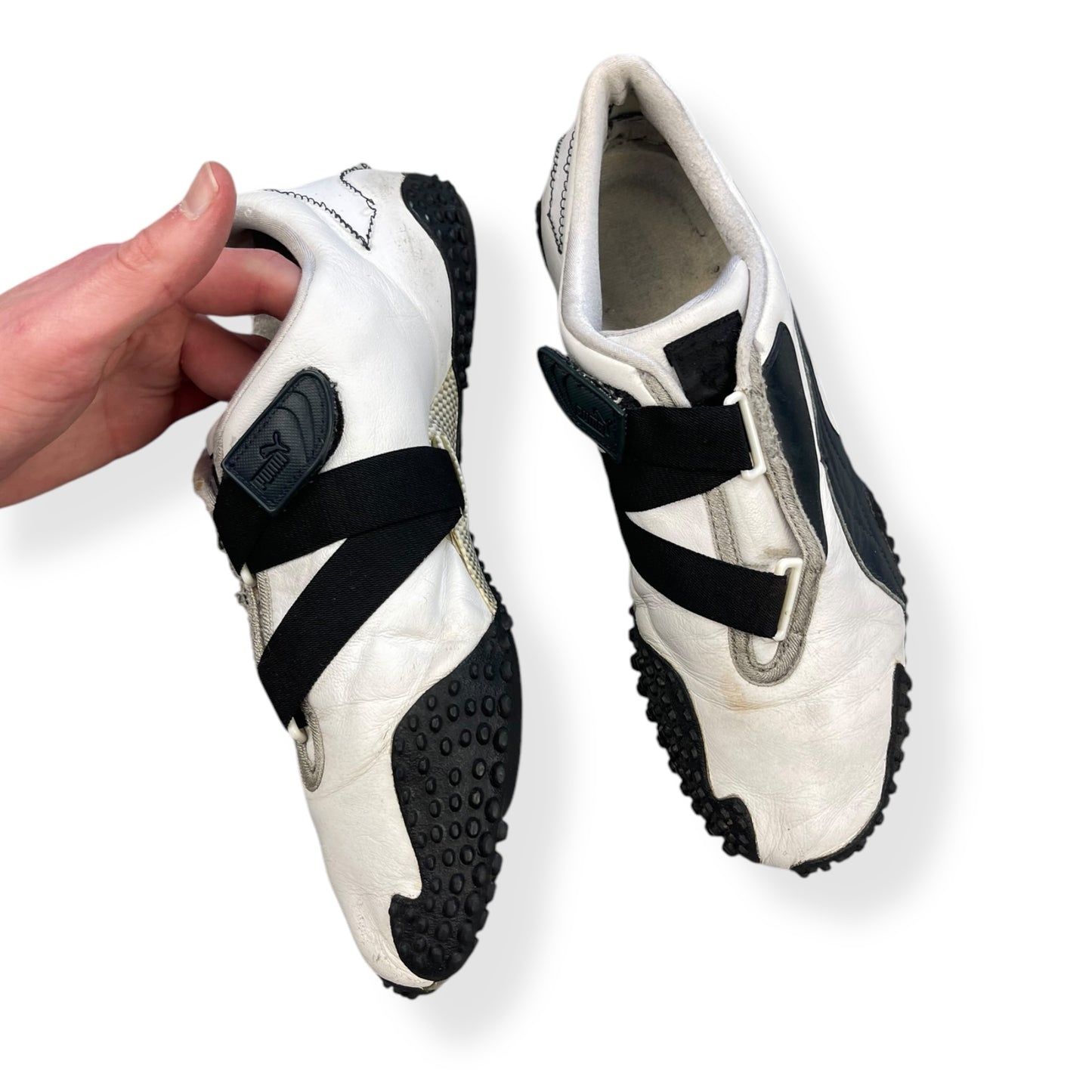 2000's Puma Mostro Leather White/Navy (UK8)