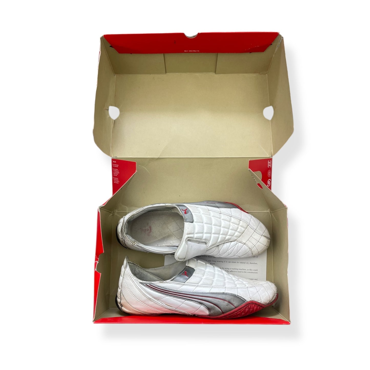 2005 Puma Uke Leather White/Silver (UK10)