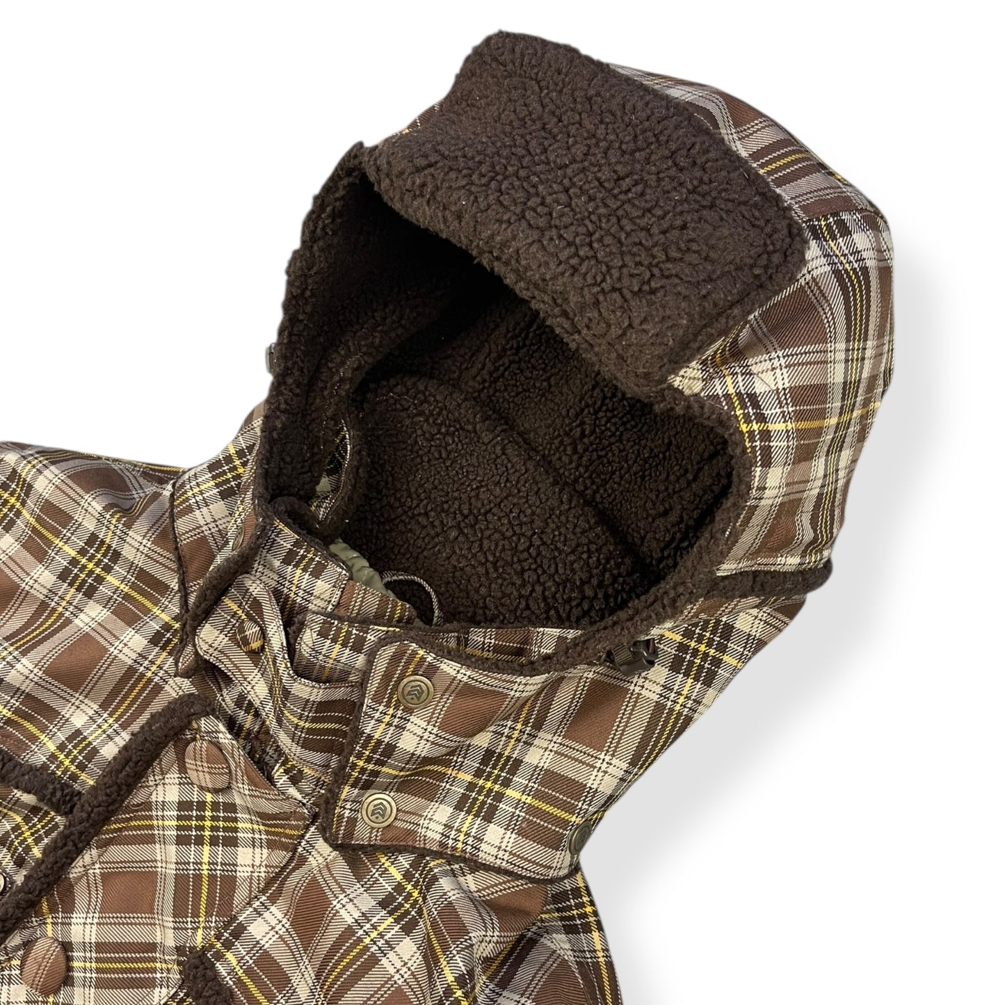 2000's Analog Plaid Trapper Hood Jacket (L)