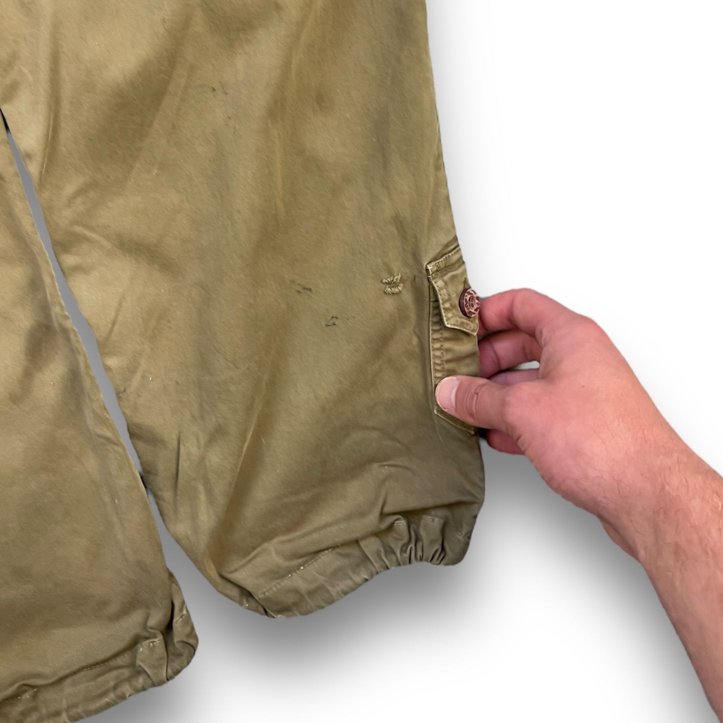 Maharishi Embroidered Khaki Snopants (L)