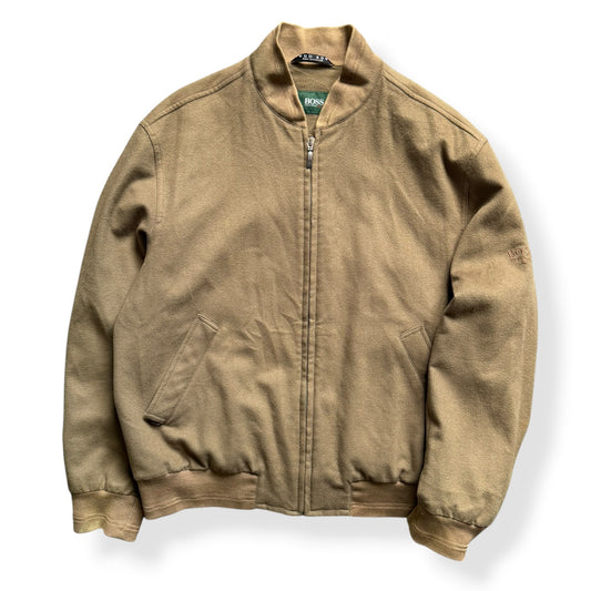 1990's Hugo Boss Loro Piana Cashmere Bomber (L)