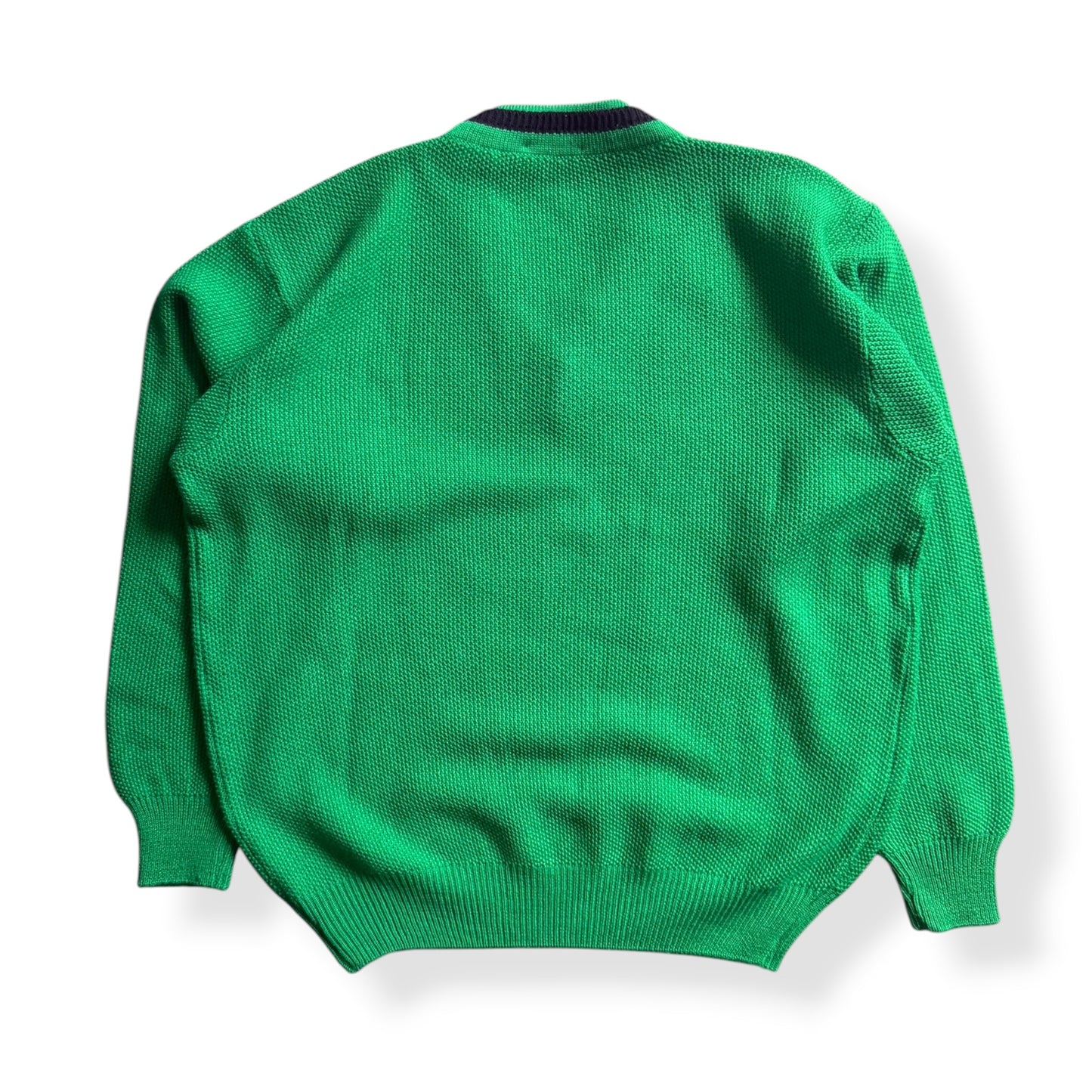 1980's Emporio Armani Knitted V-Neck Jumper (S)