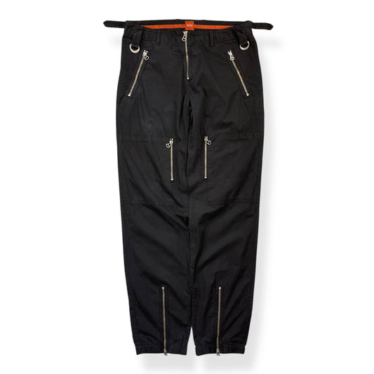 2000's Hugo Boss Orange Multi-Zip Trousers (32)