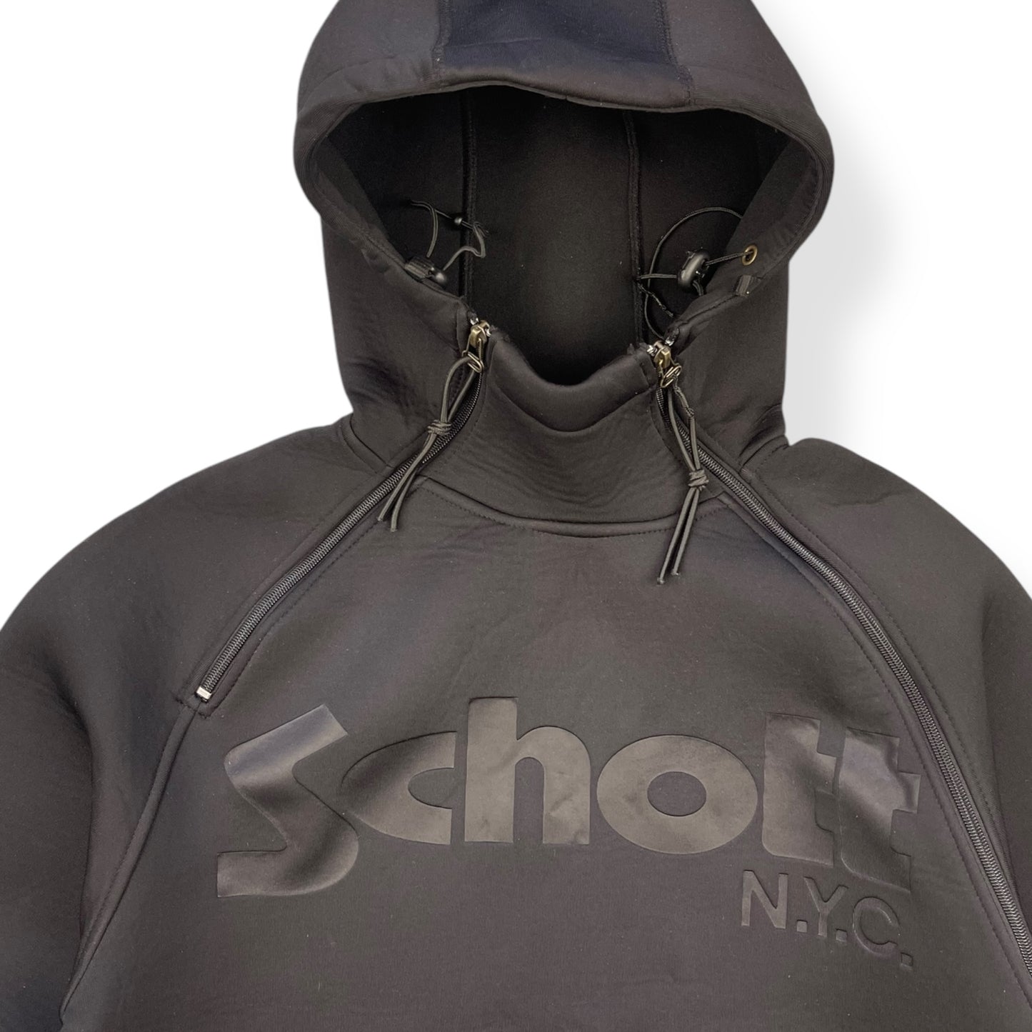 2000's Schott NYC Neoprene Dual Zip Jacket (L)
